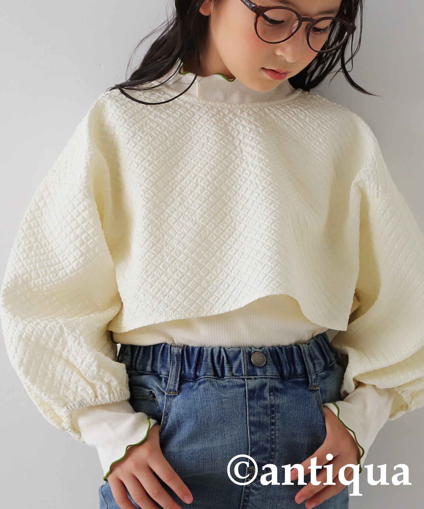 Jacquard Short Tops Kids