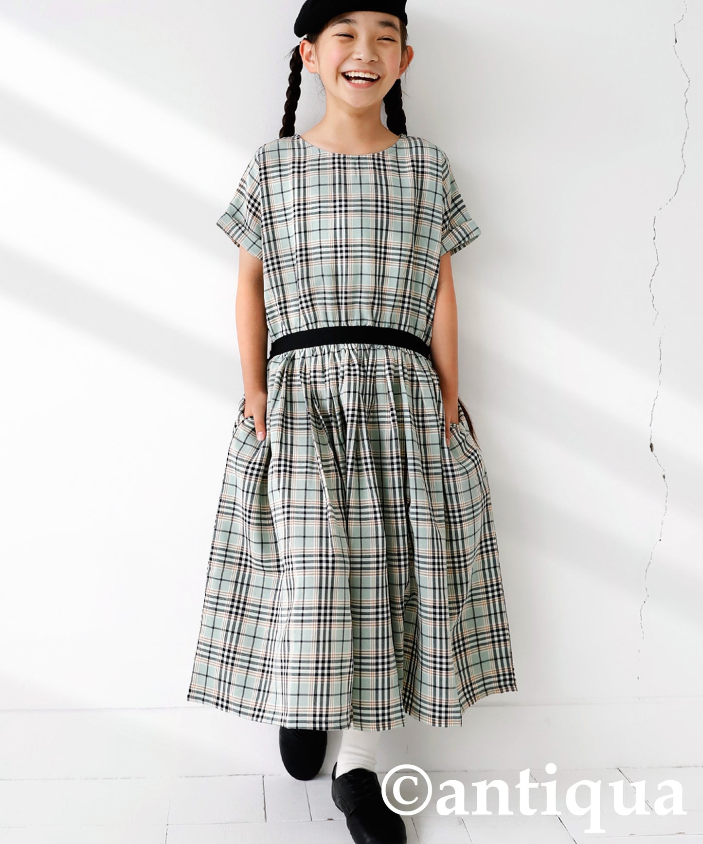 Checkd pattern dress Kids