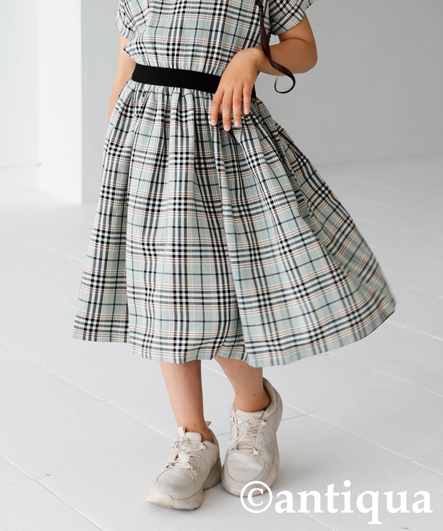 Checkd pattern dress Kids