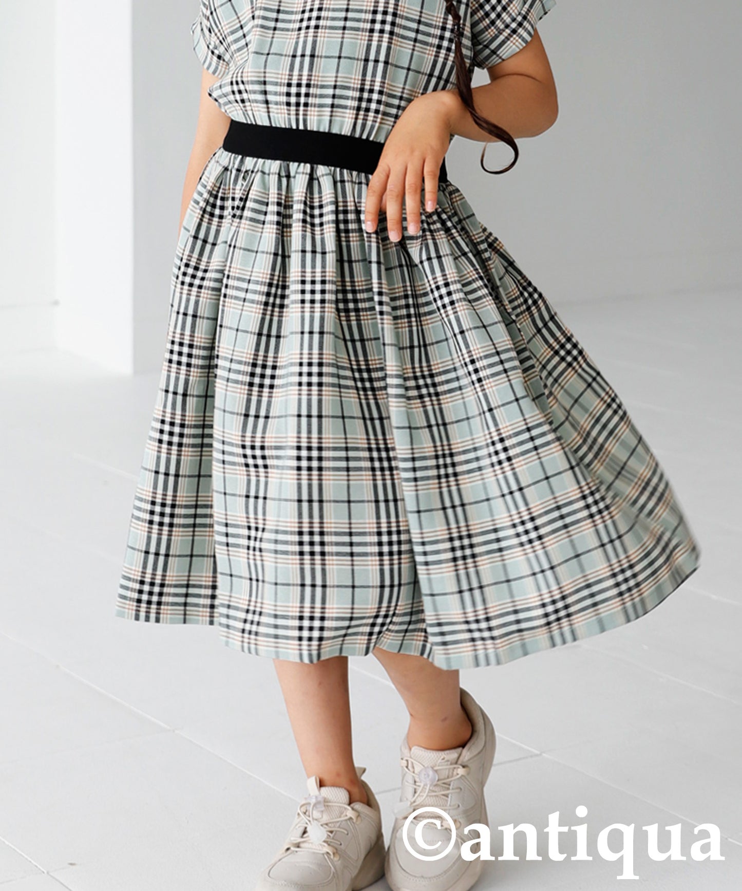 Checkd pattern dress Kids