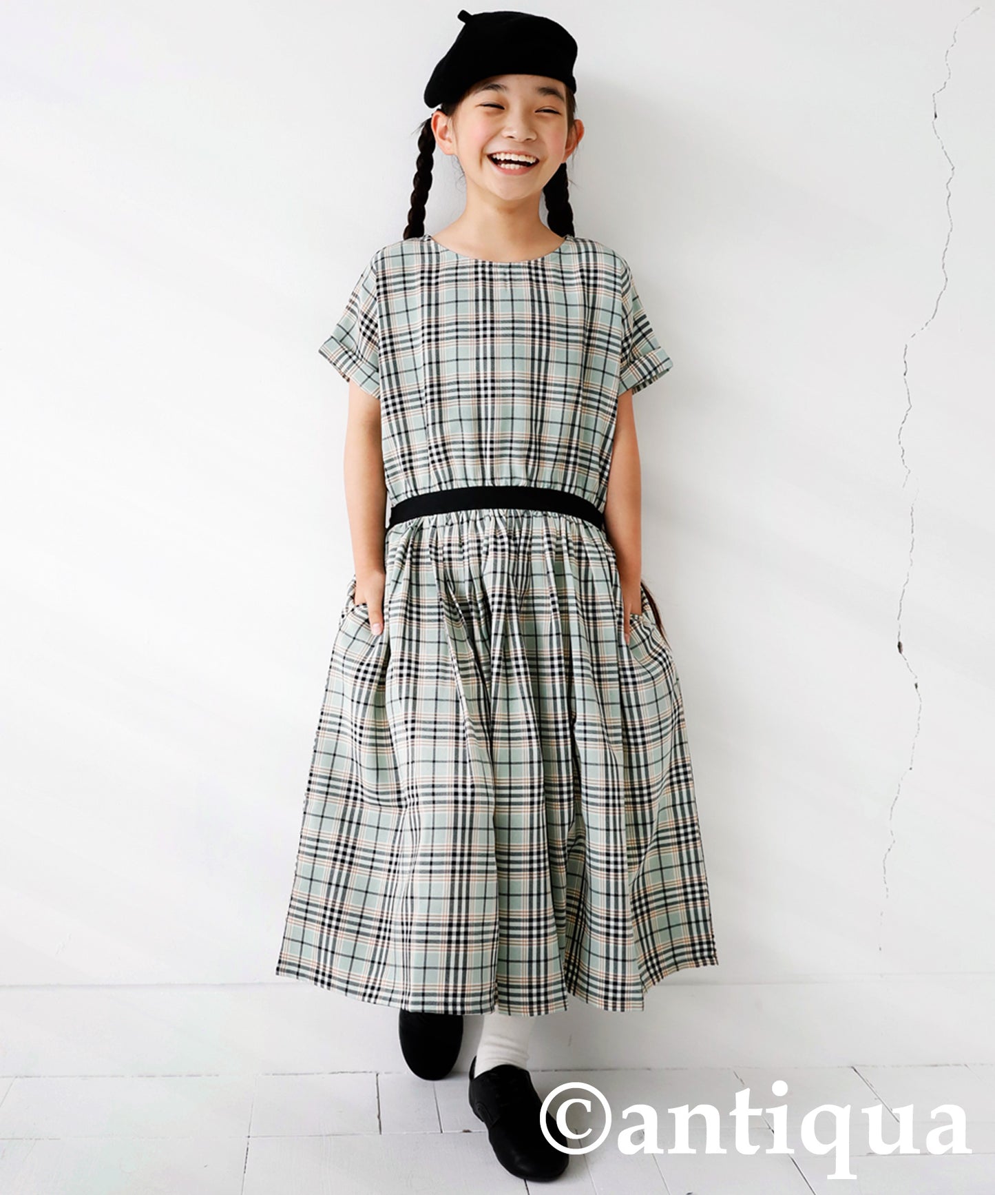 Checkd pattern dress Kids