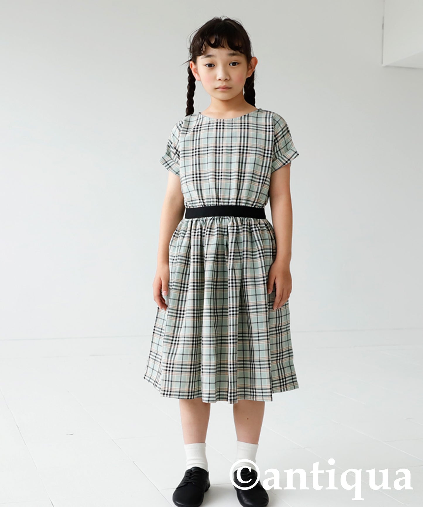 Checkd pattern dress Kids