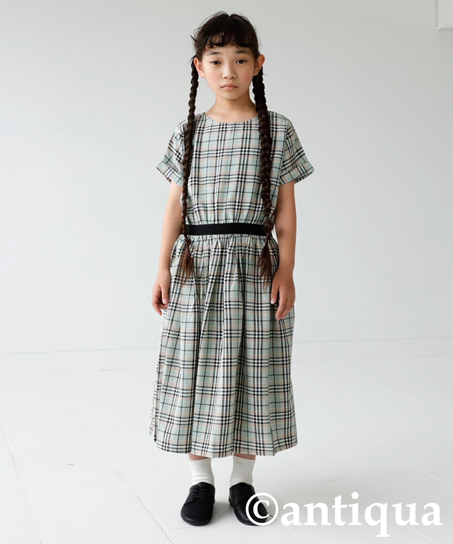 Checkd pattern dress Kids