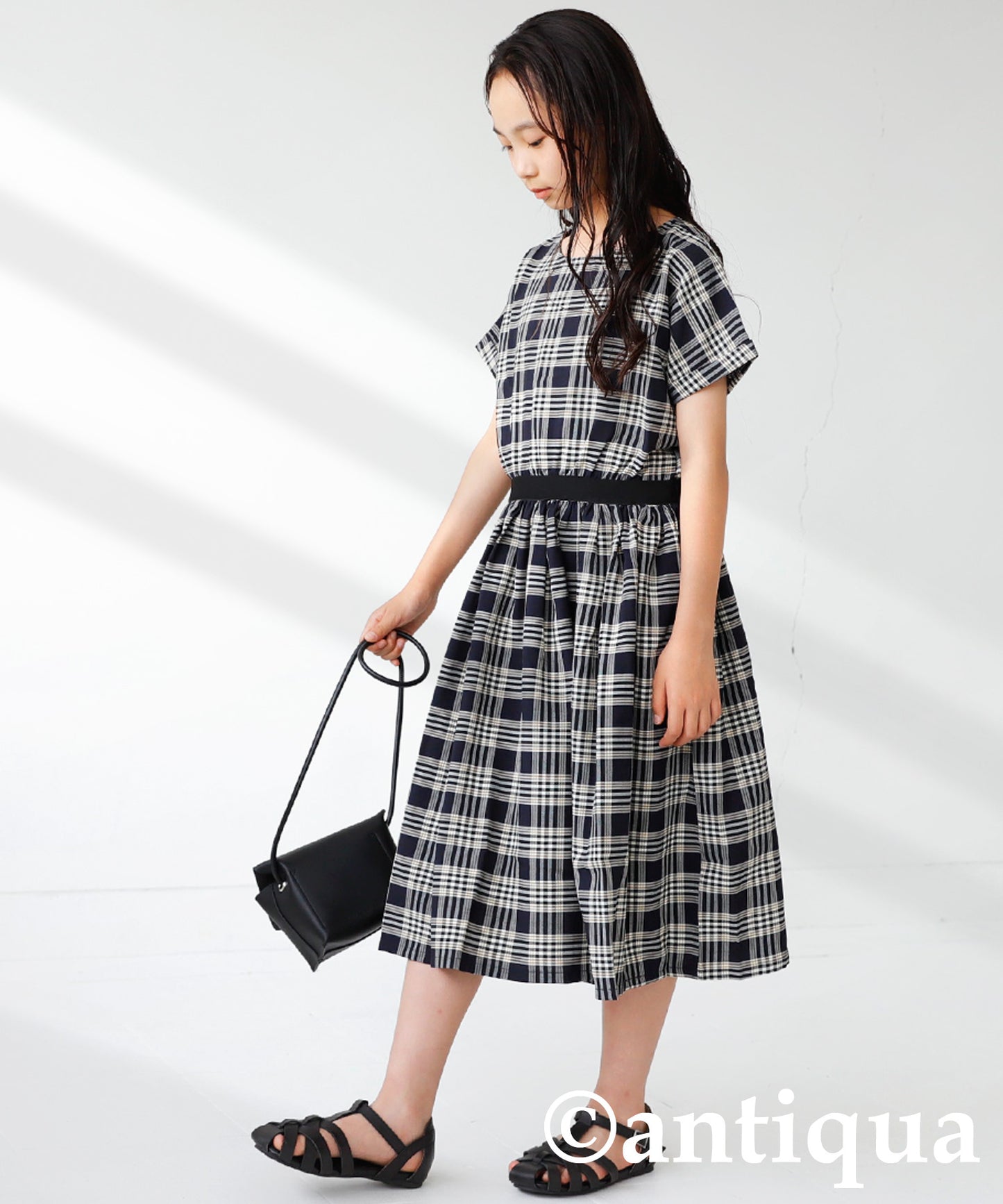 Checkd pattern dress Kids