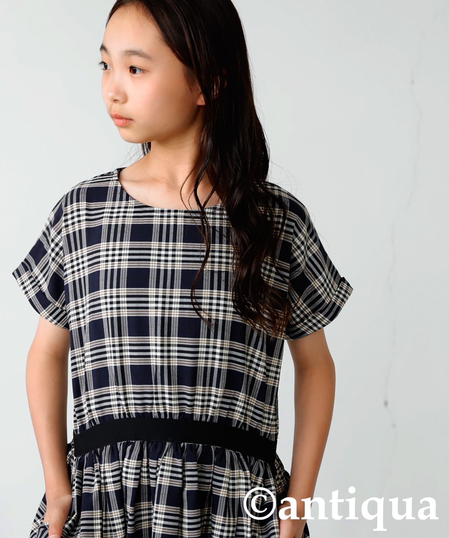 Checkd pattern dress Kids