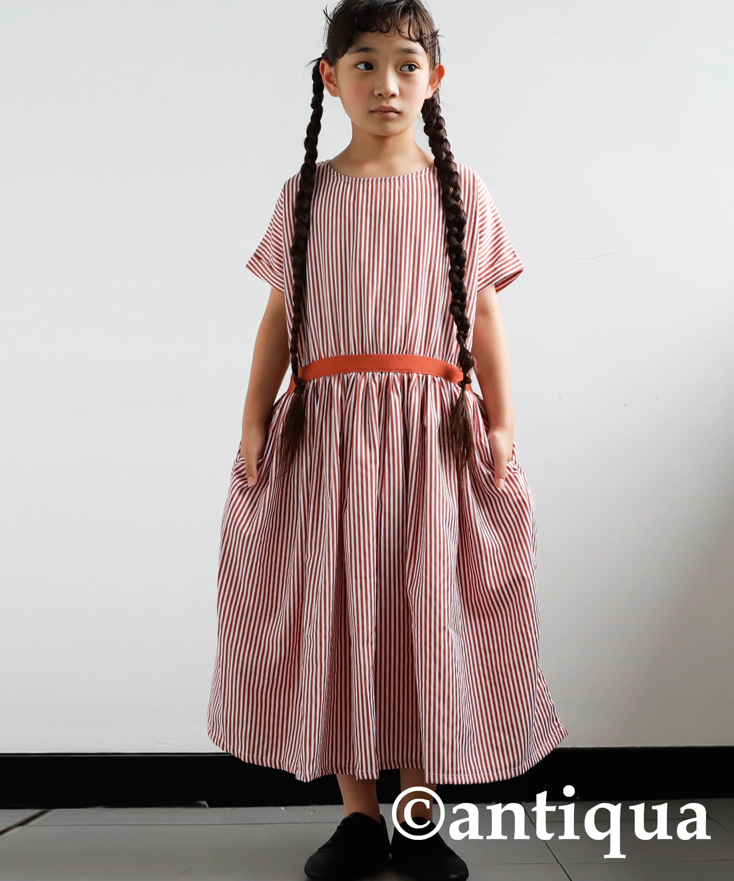 Striped Flare Dress Kids