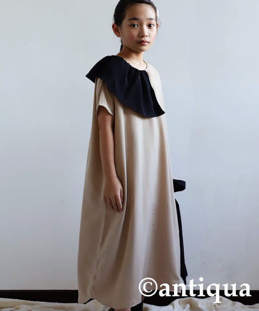 Frill collar Dress Kids