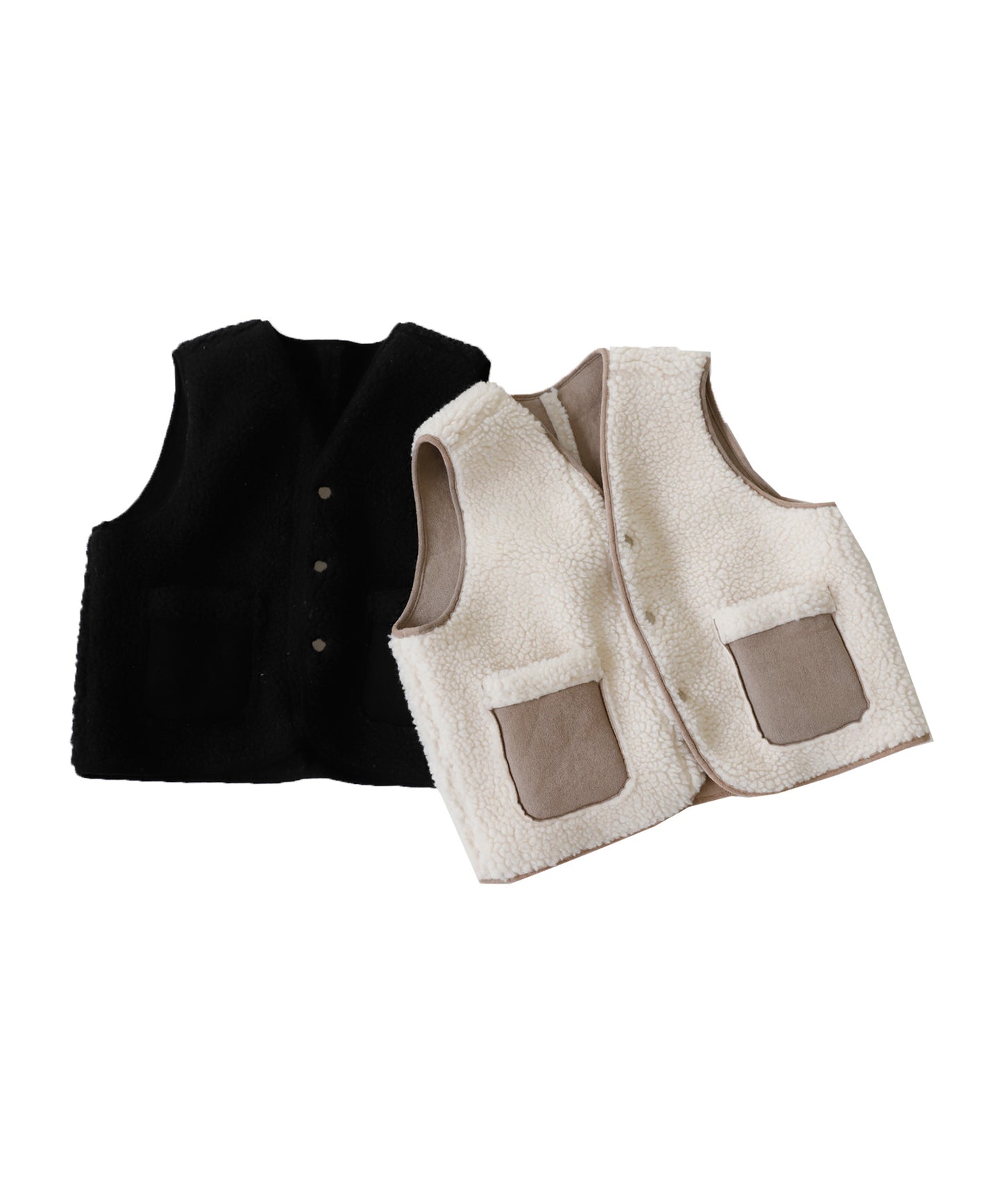 Reversible Mouton Vest Kids