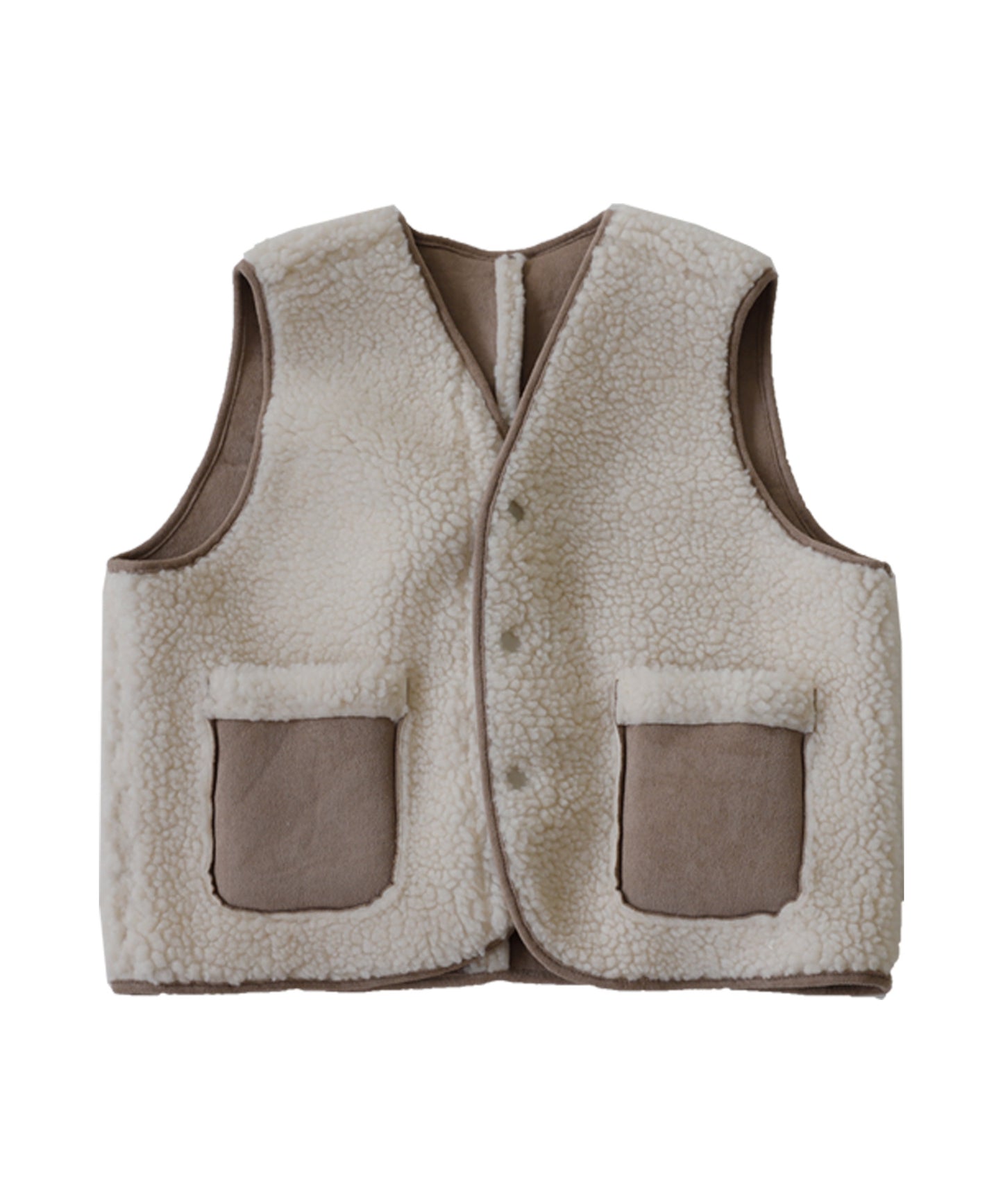 Reversible Mouton Vest Kids