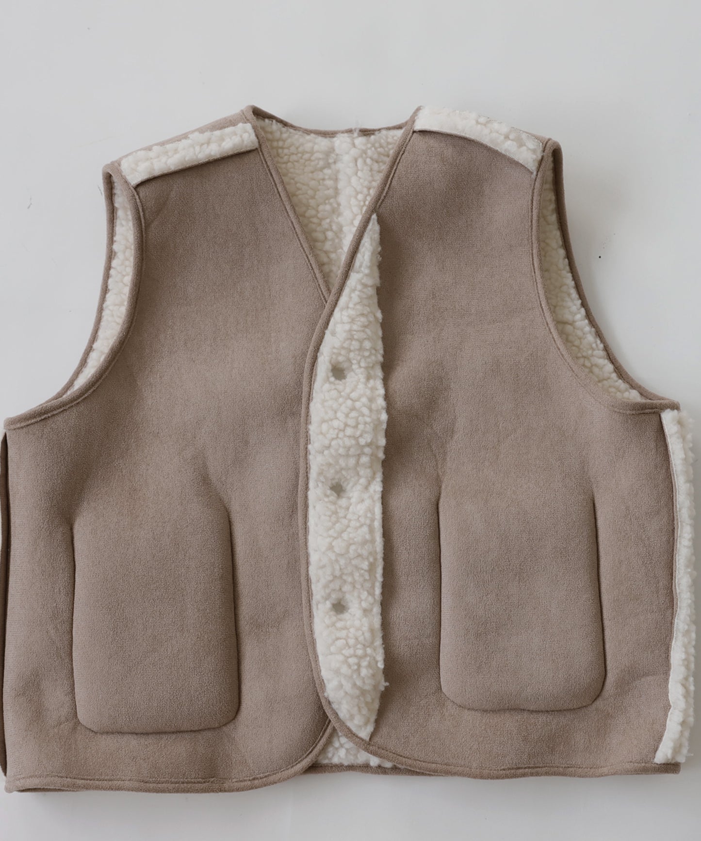 Reversible Mouton Vest Kids