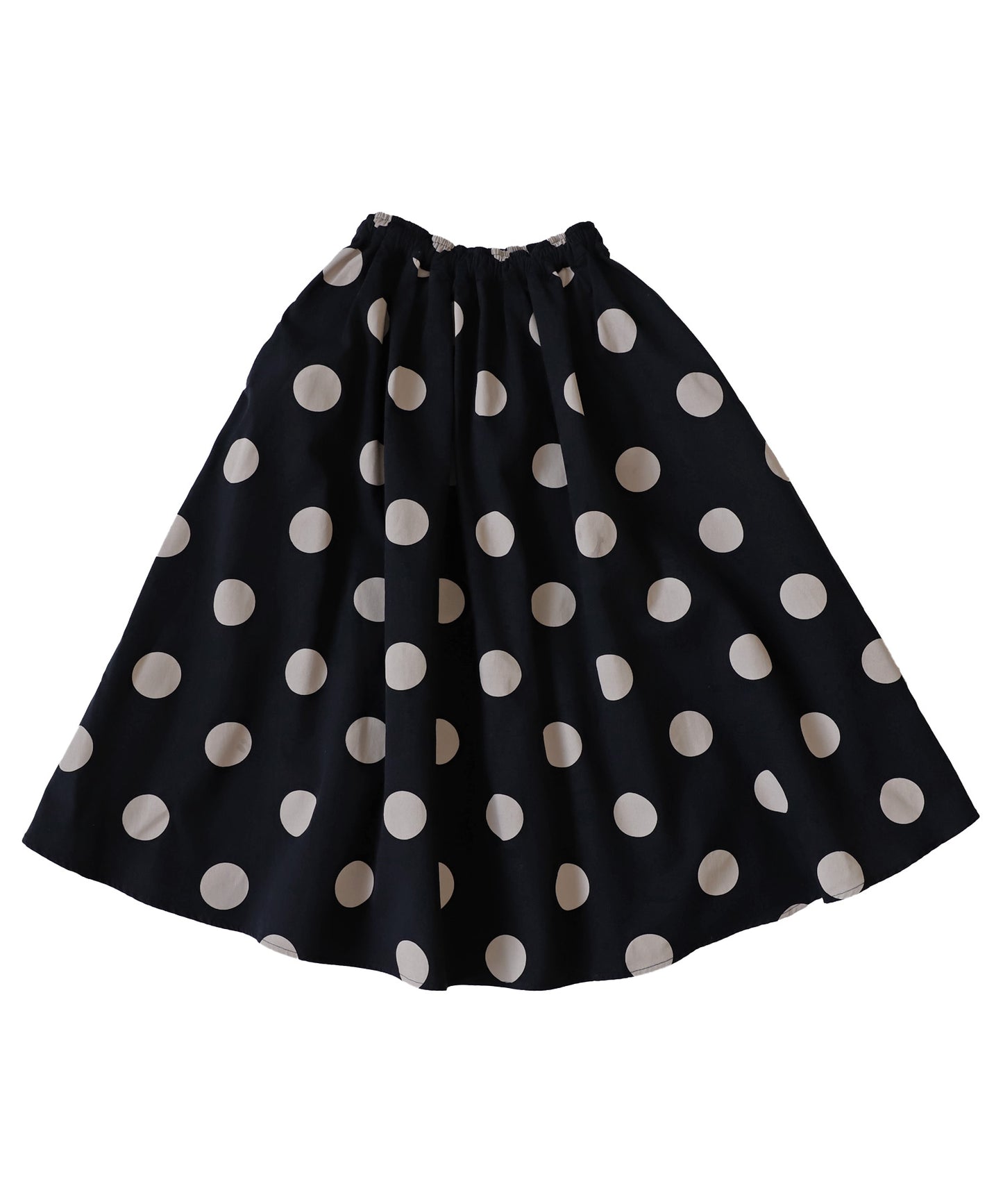 Kids flare skirt dot pattern