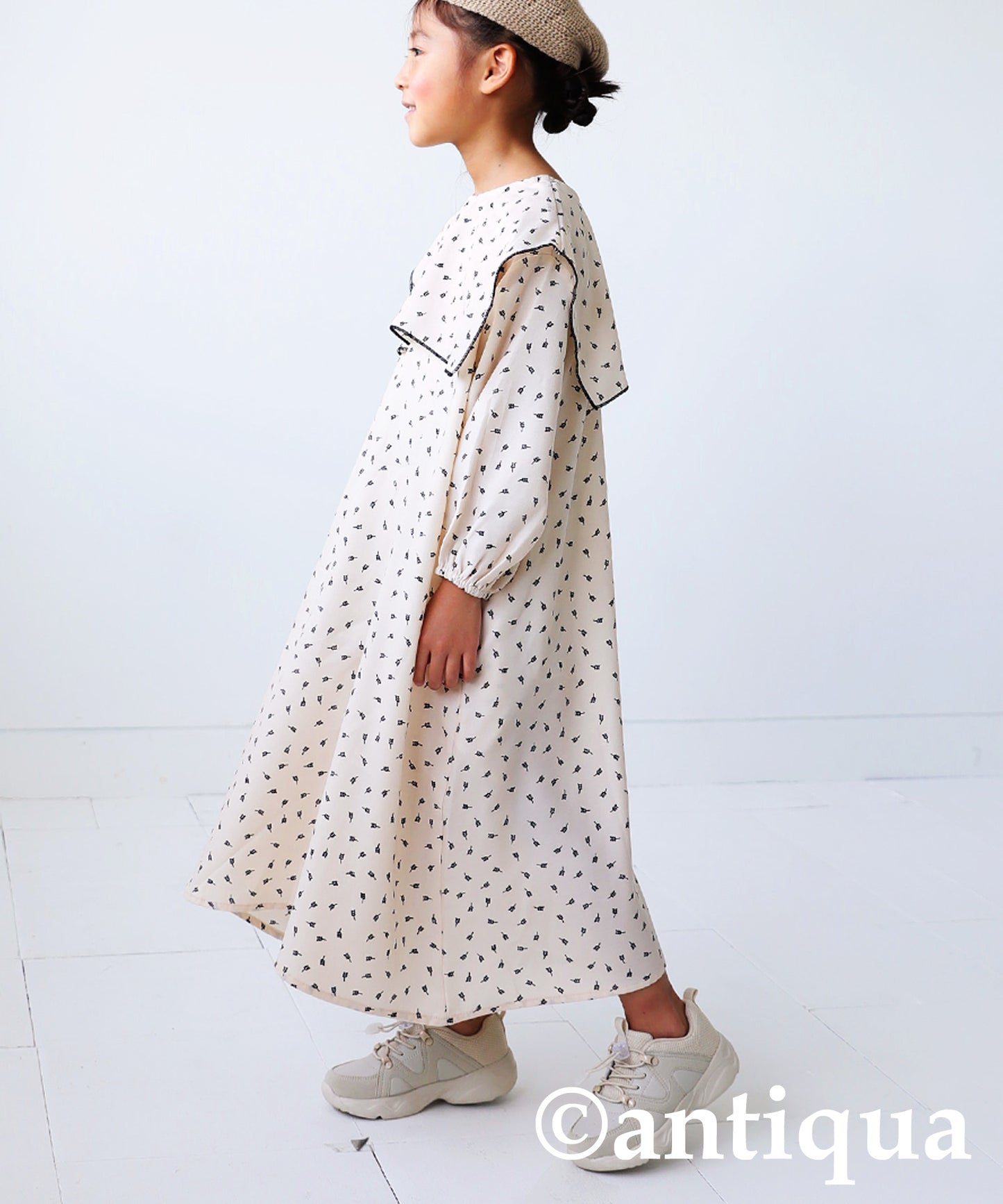 Natural Leaf Dress Kids