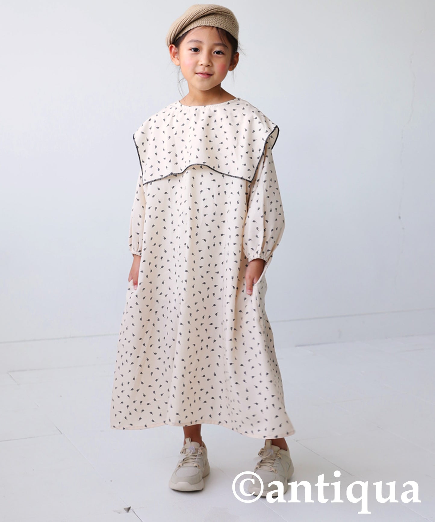 Natural Leaf Dress Kids