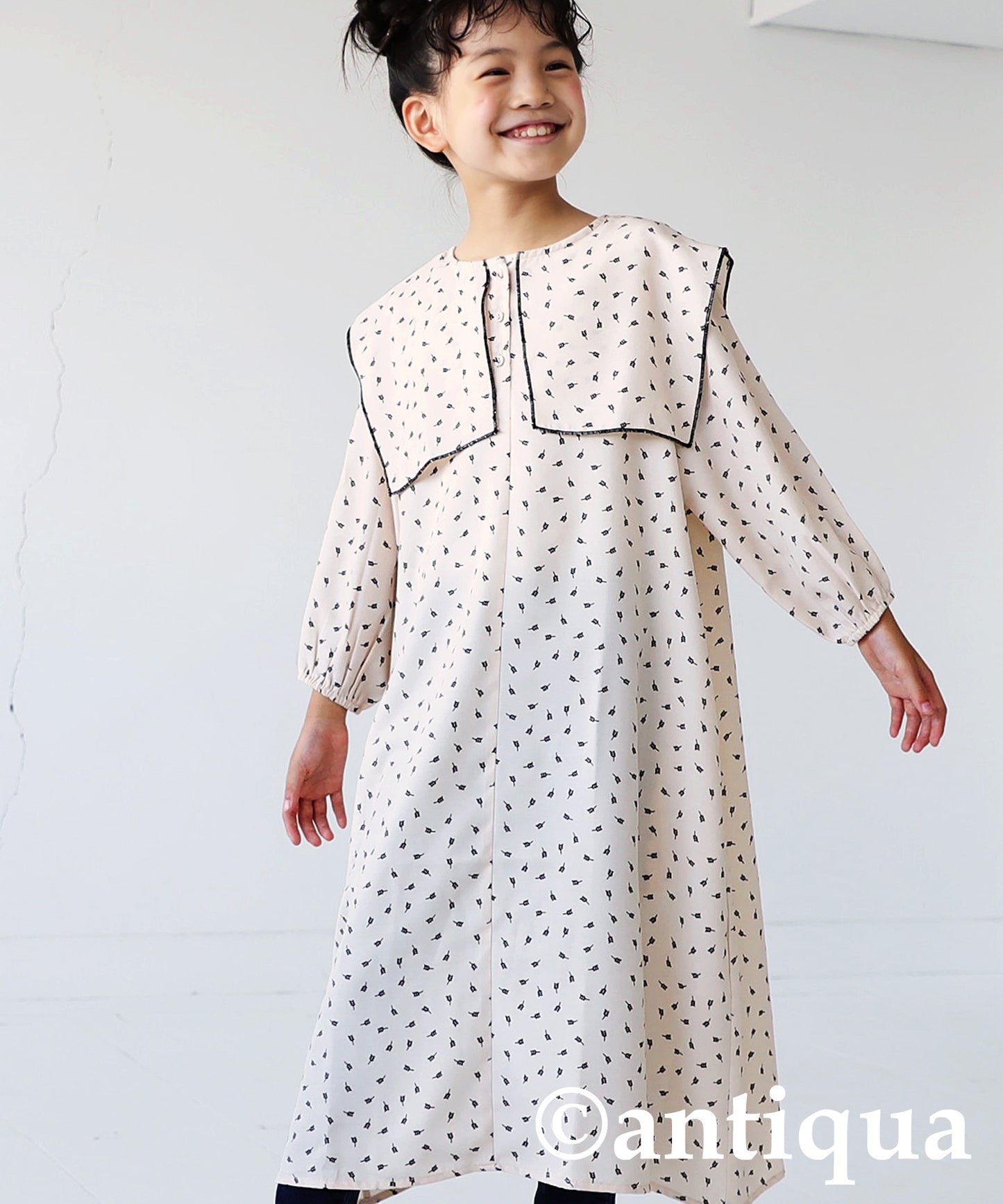 Natural Leaf Dress Kids