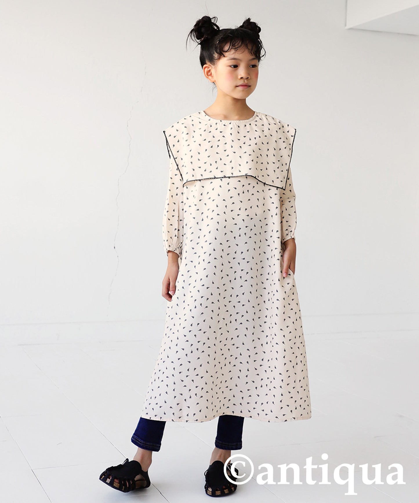 Natural Leaf Dress Kids