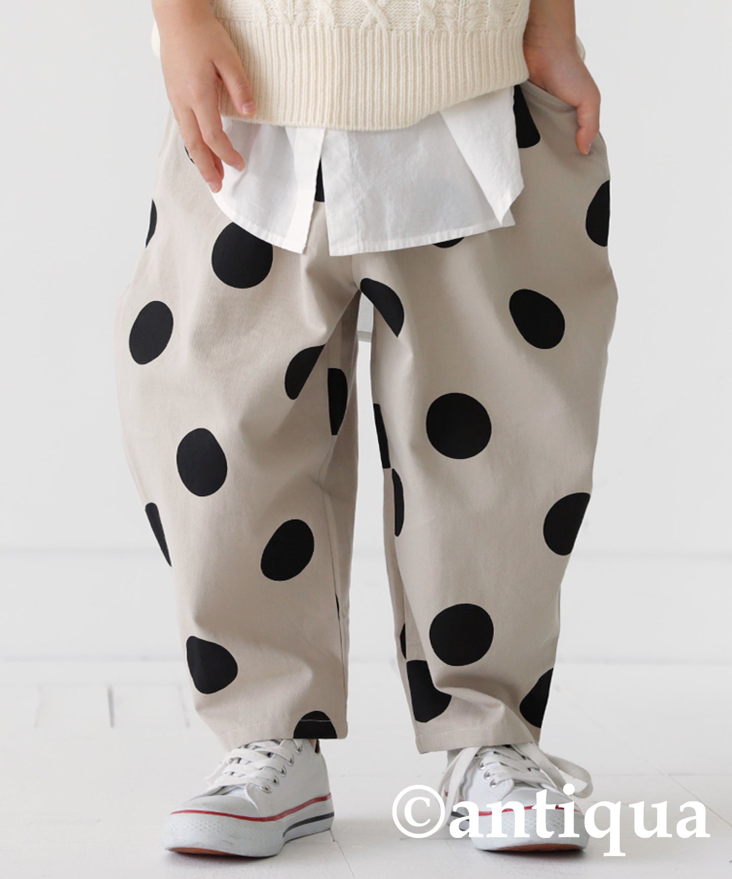 Kids circus pants dot pattern