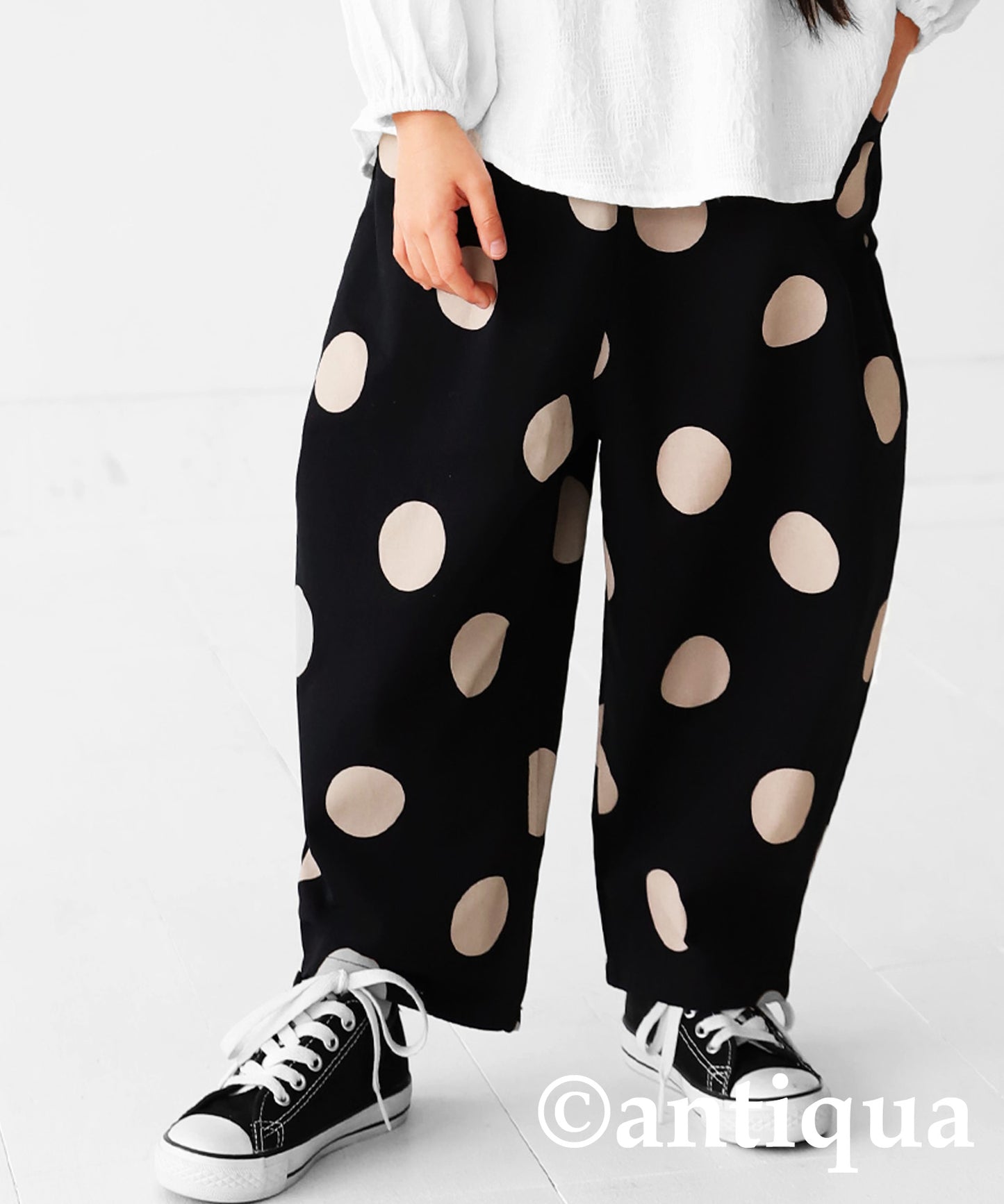 Kids circus pants dot pattern