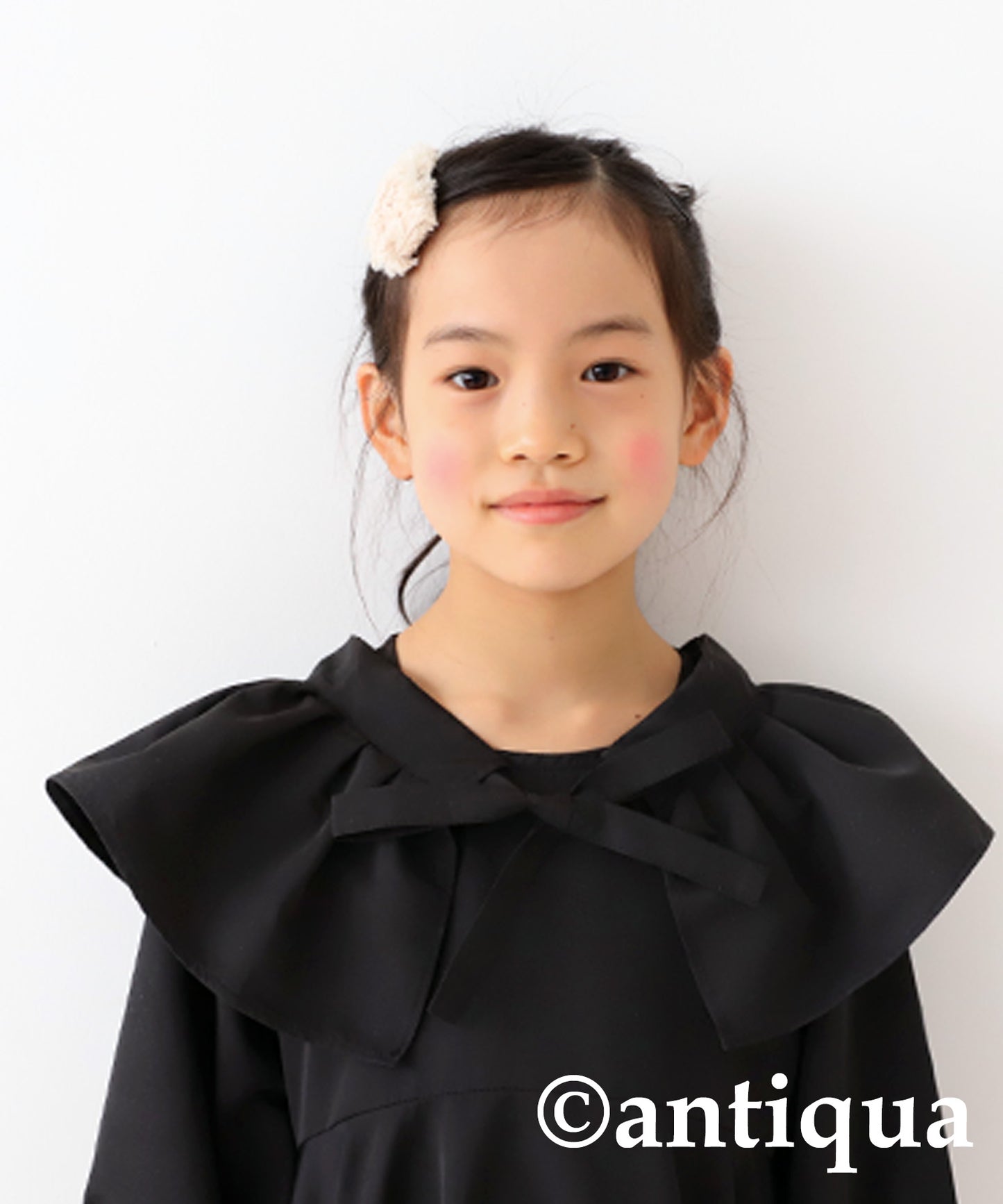 3WAY detachable collar designed Kids dress　