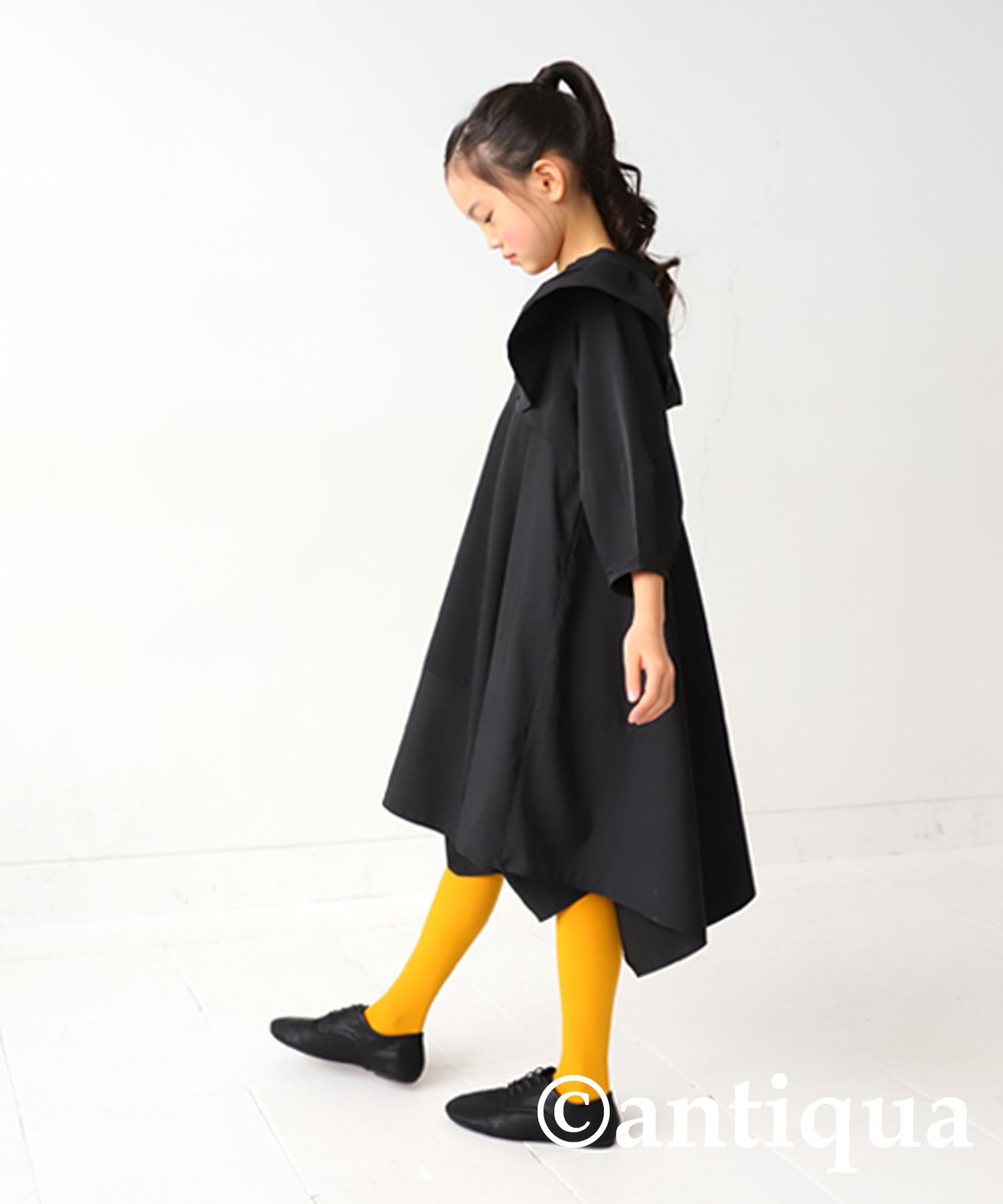 3WAY detachable collar designed Kids dress　