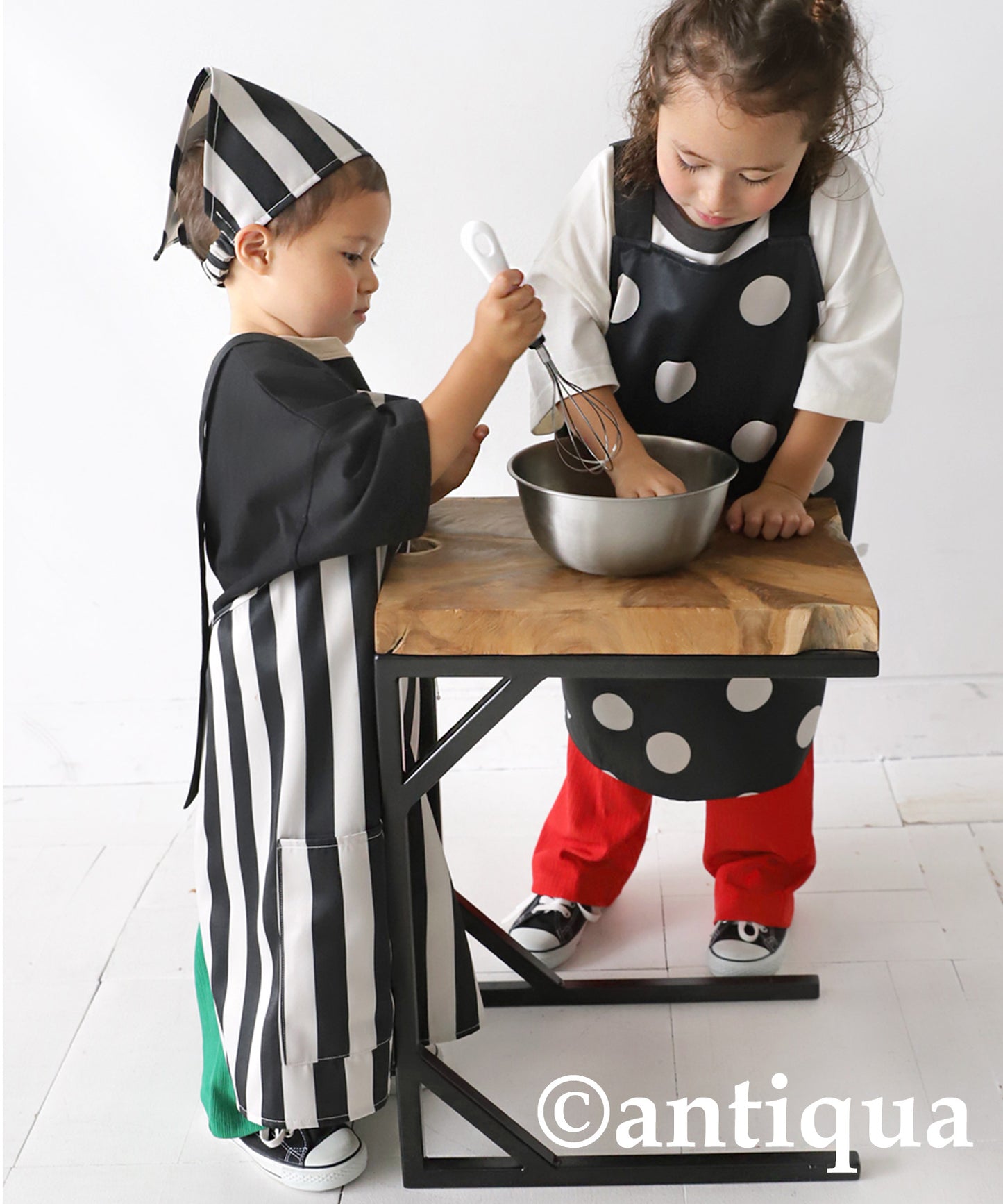 Kerchief Set Kids Apron Kids