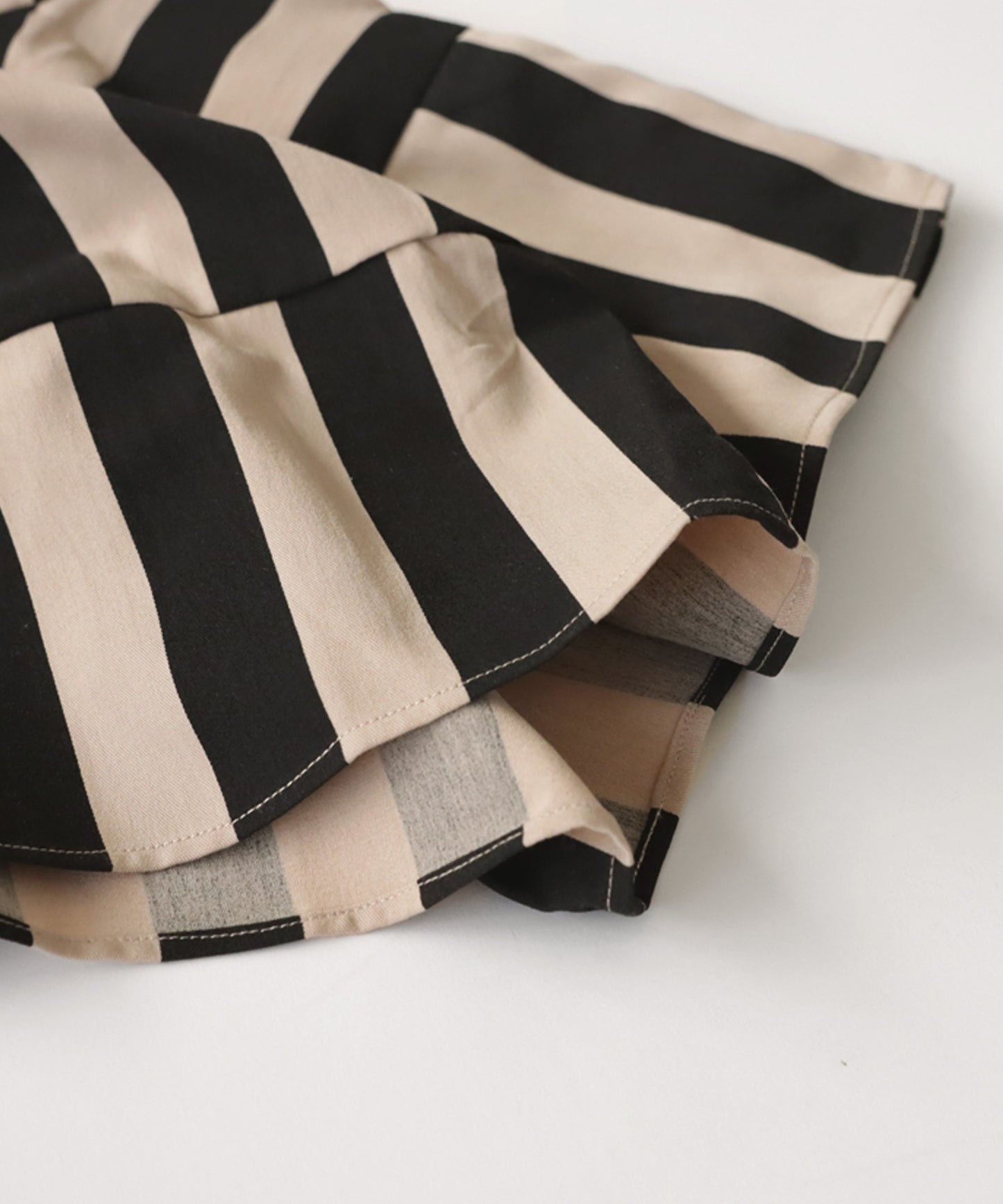 Striped pattern panel skirt Kids