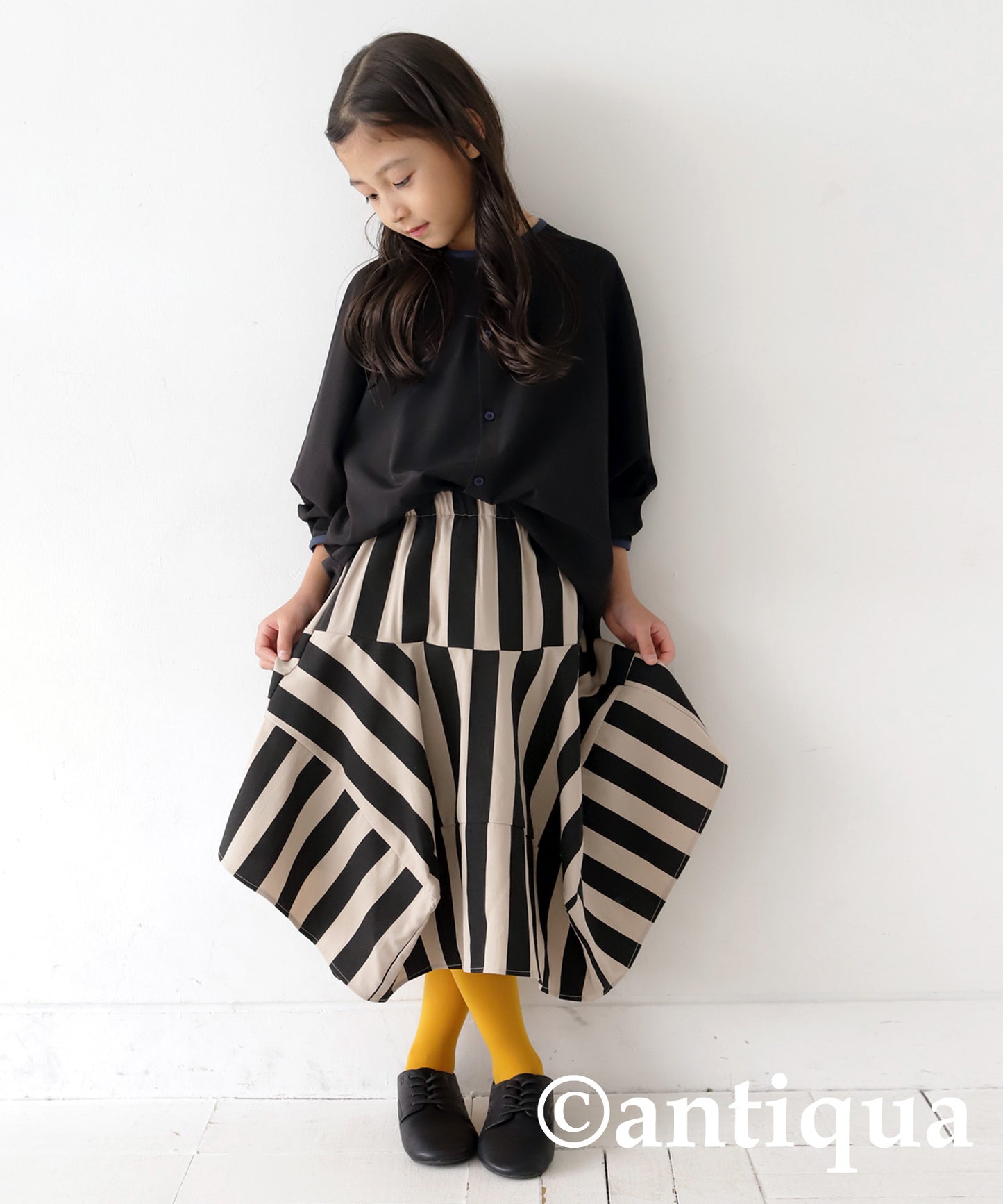 Striped Panel Skirt Junior