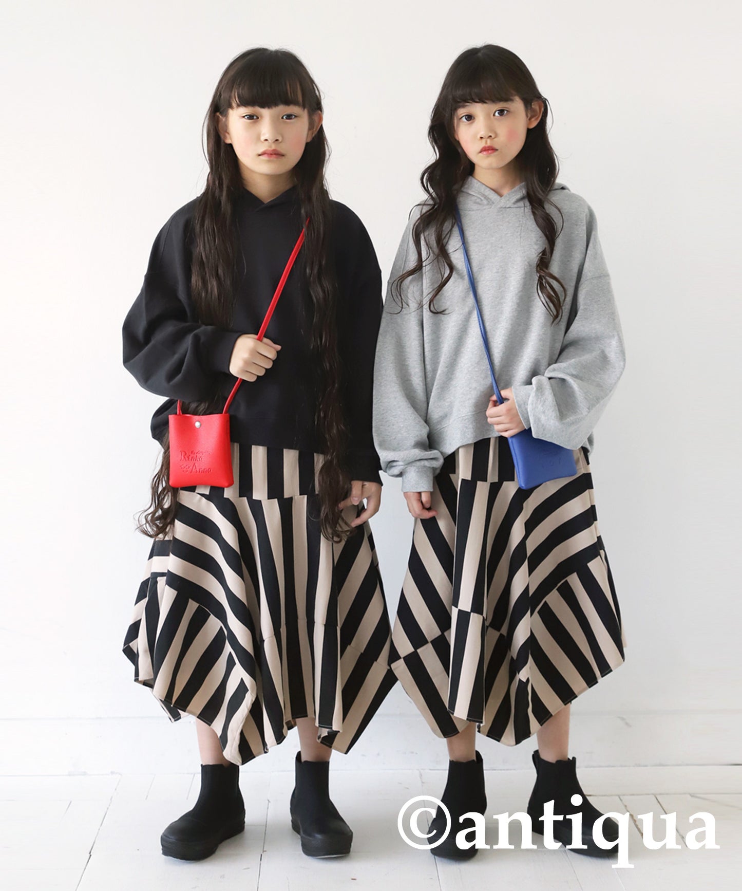 Striped Panel Skirt Junior