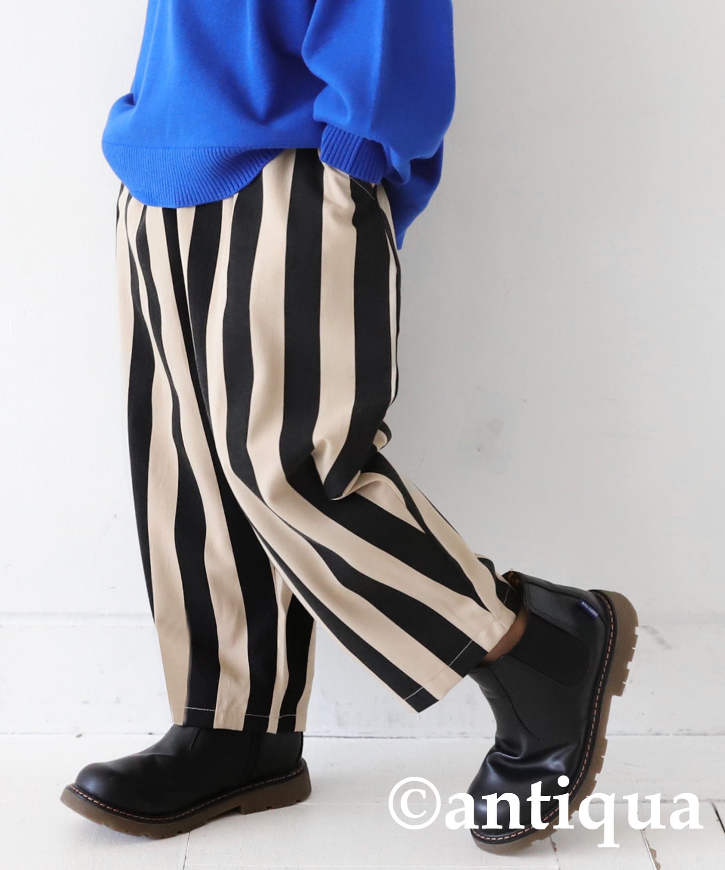 Stripe Pattern Balloon Pants Kids