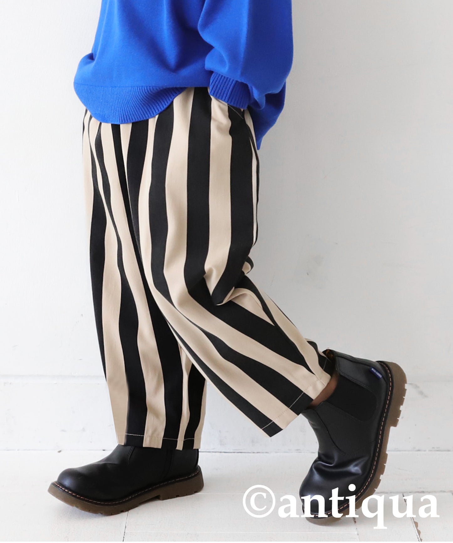 Stripe Pattern Balloon Pants Kids