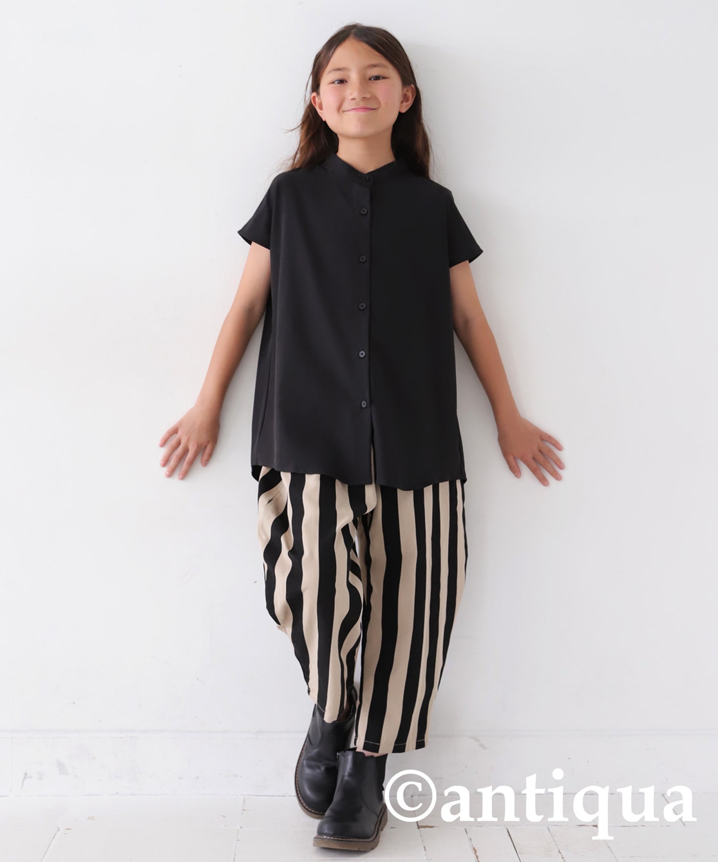 Striped Pattern Balloon Pants Junior