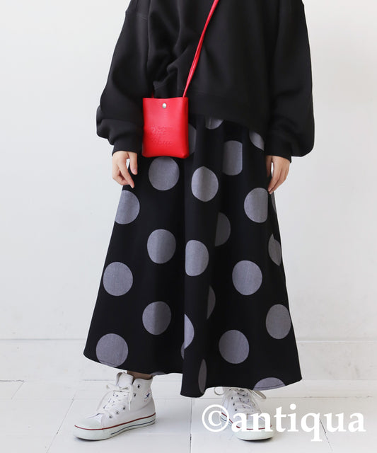 Polka Dot Flare Skirt Kids