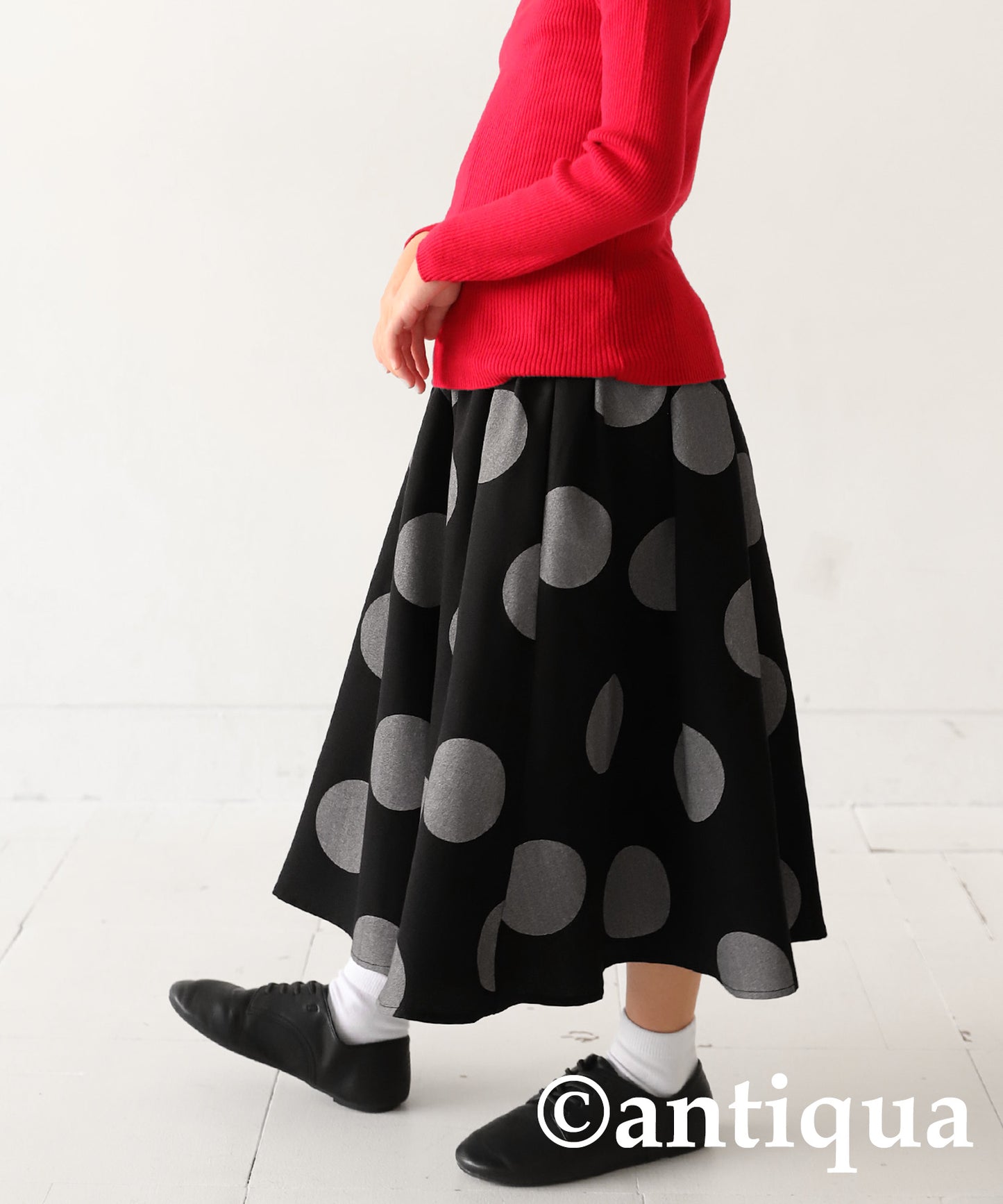 Polka Dot Flare Skirt Kids