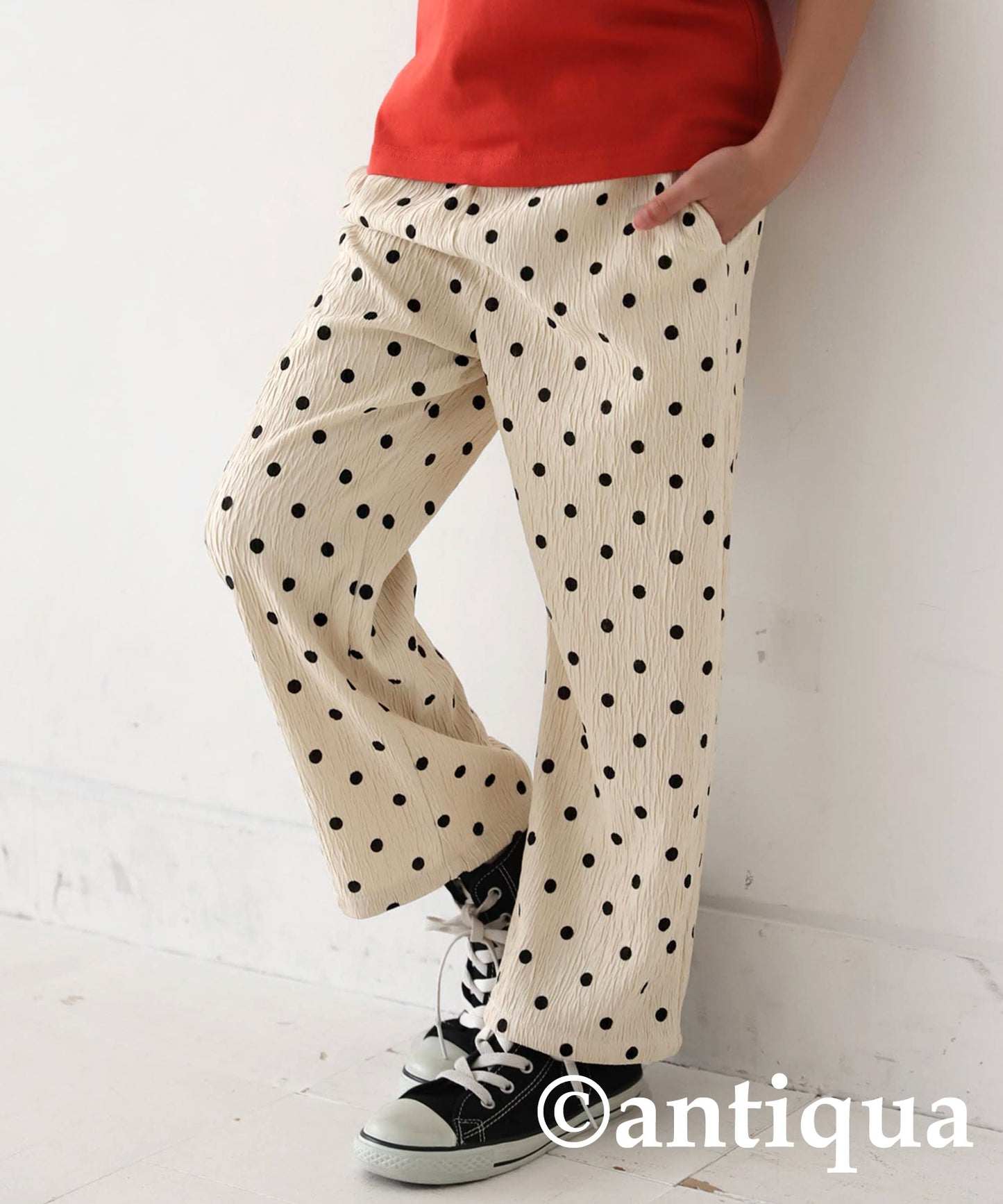 Polka Dot Pattern Pants Kids