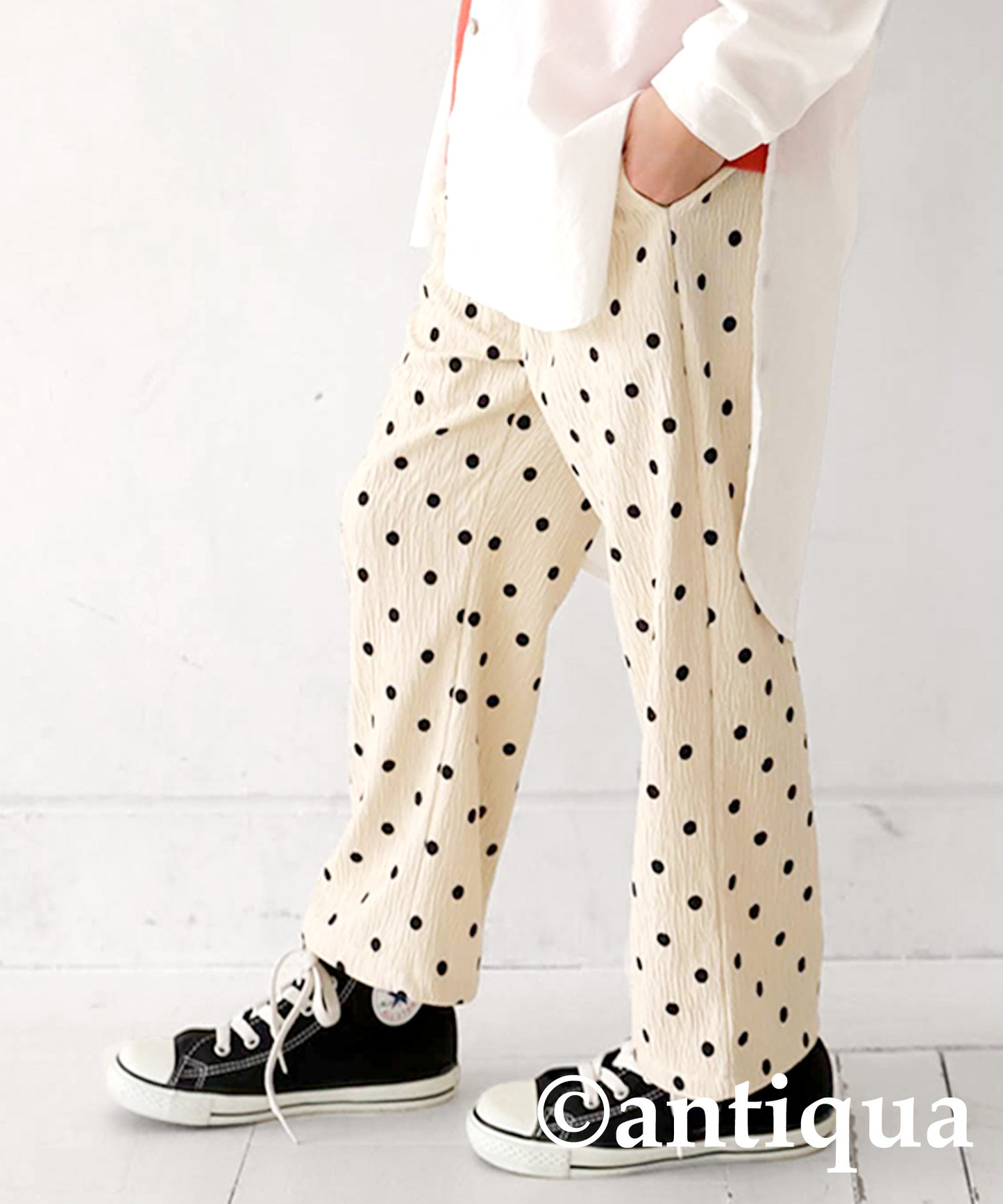 Polka Dot Pattern Pants Kids