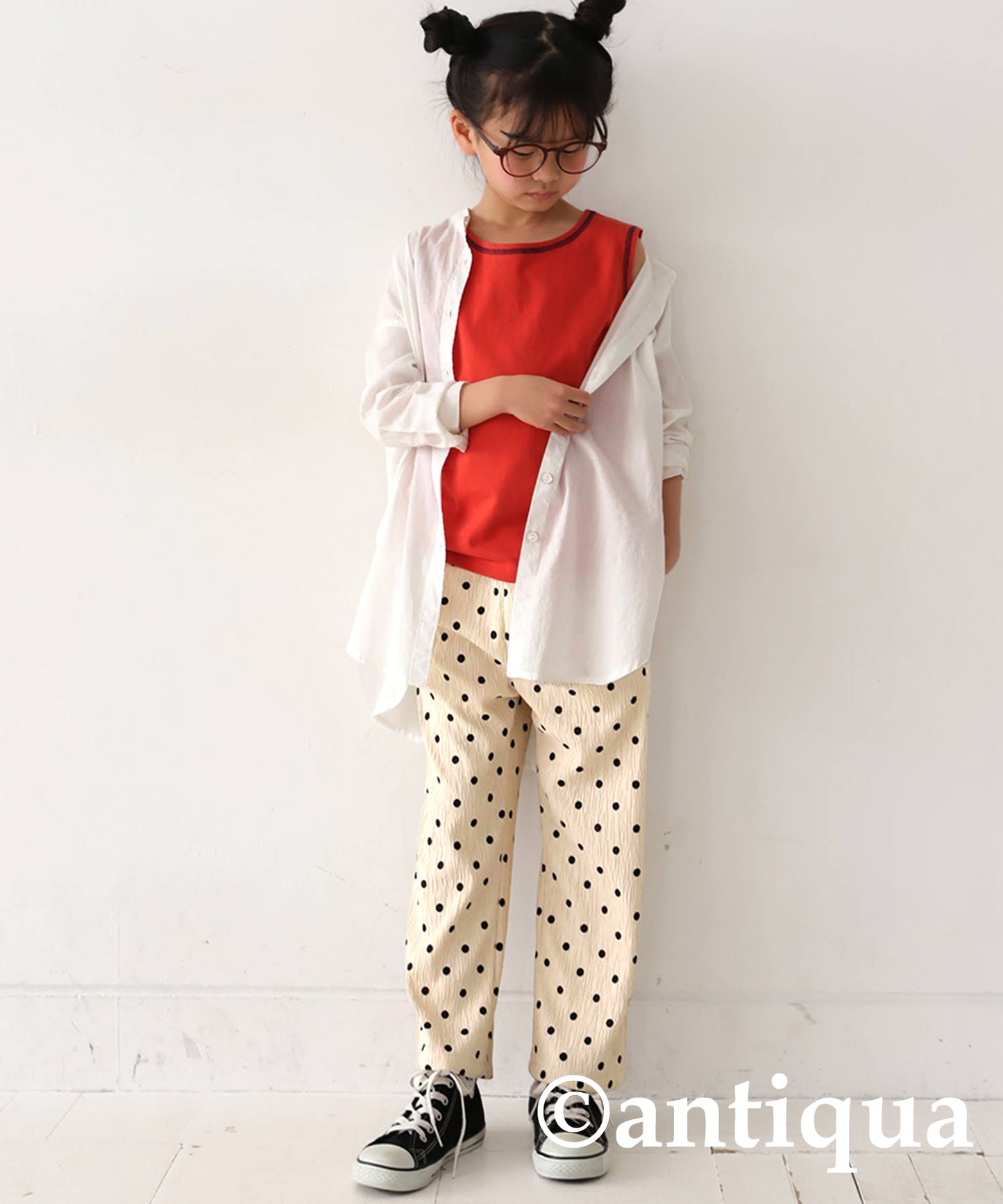 Polka Dot Pattern Pants Kids