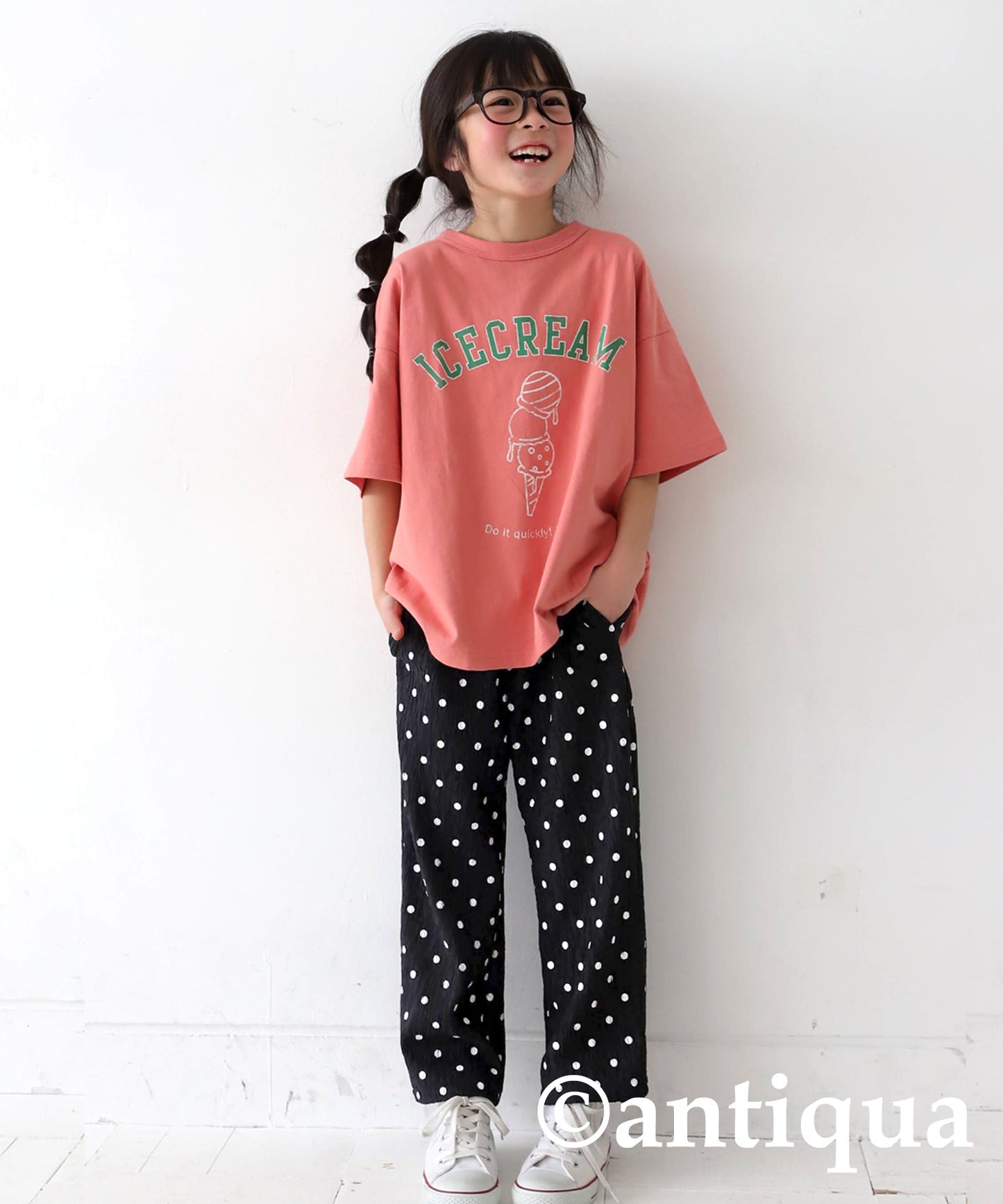 Polka Dot Pattern Pants Kids
