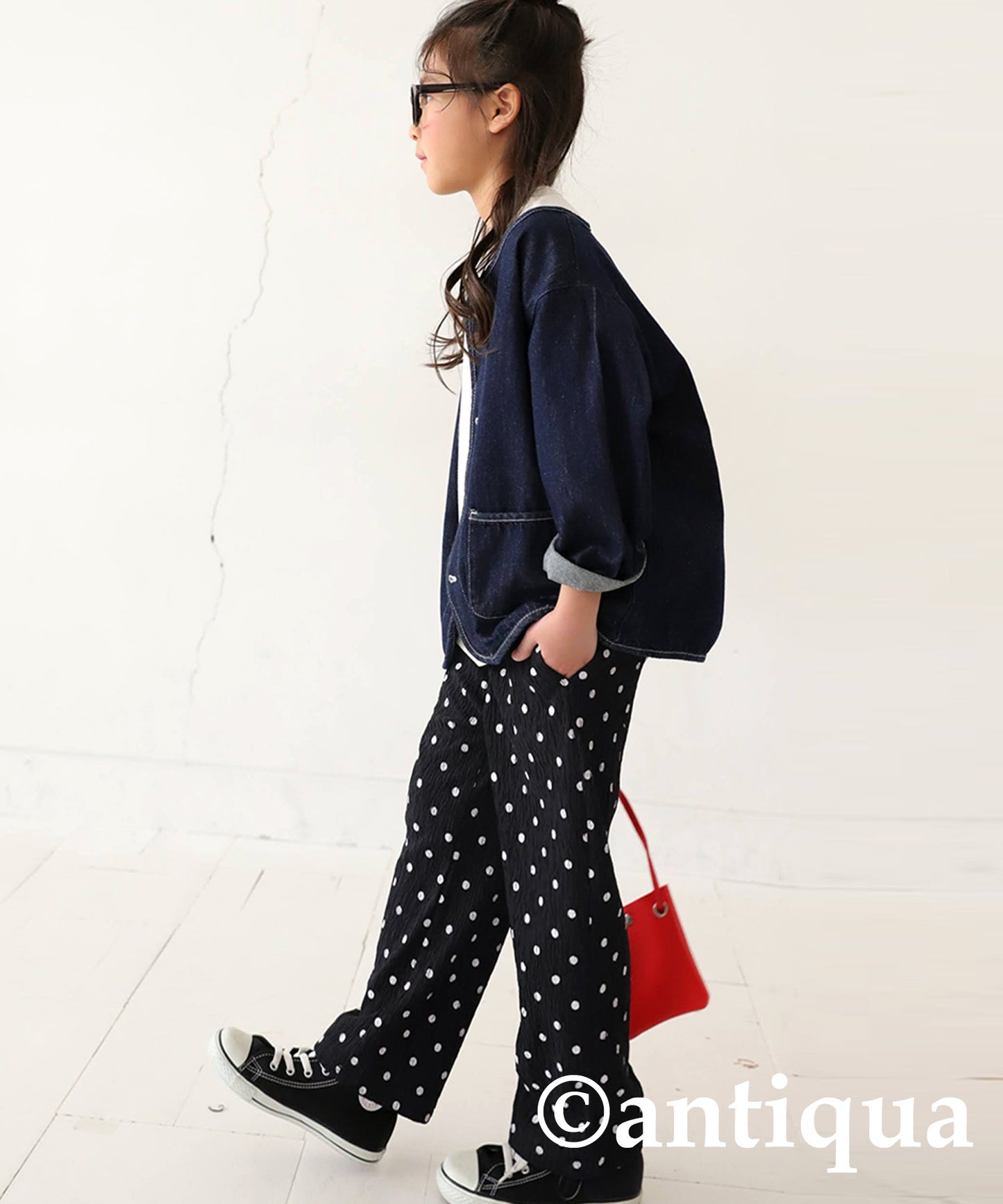 Polka Dot Pattern Pants Kids