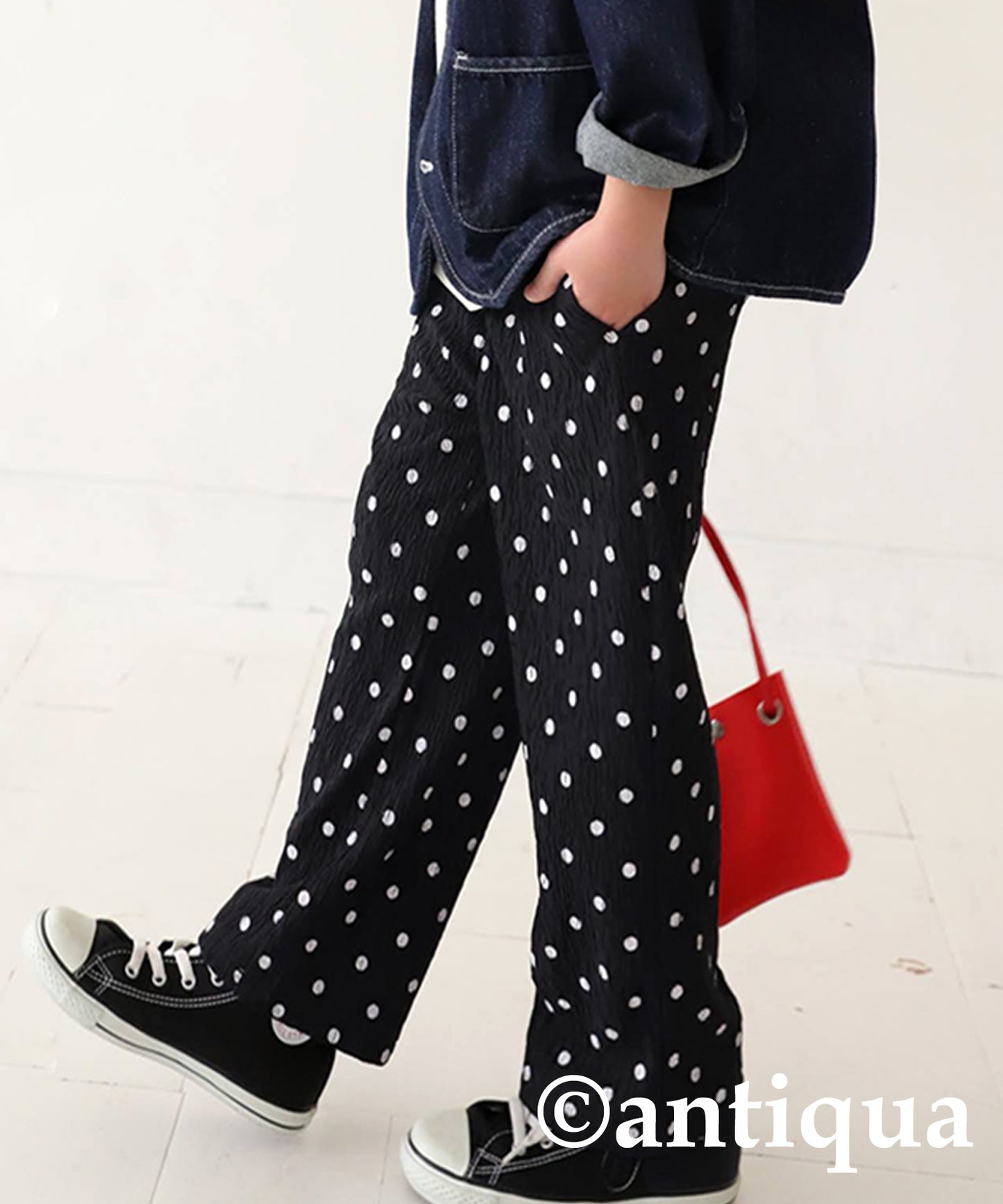 Polka Dot Pattern Pants Kids