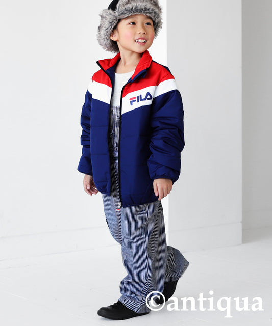 Down jacket with FILA Logo Kids