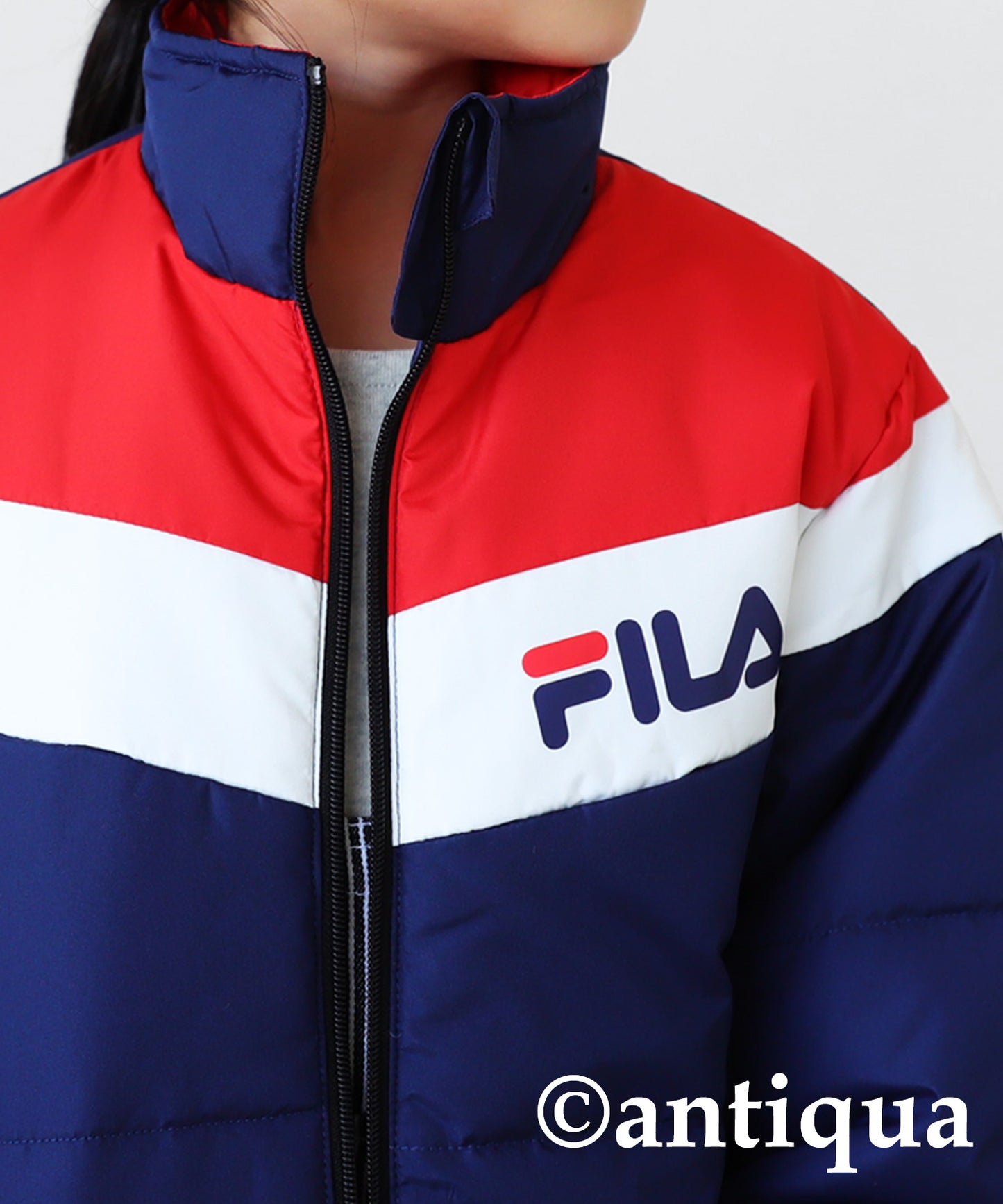 Down jacket with FILA Logo Kids