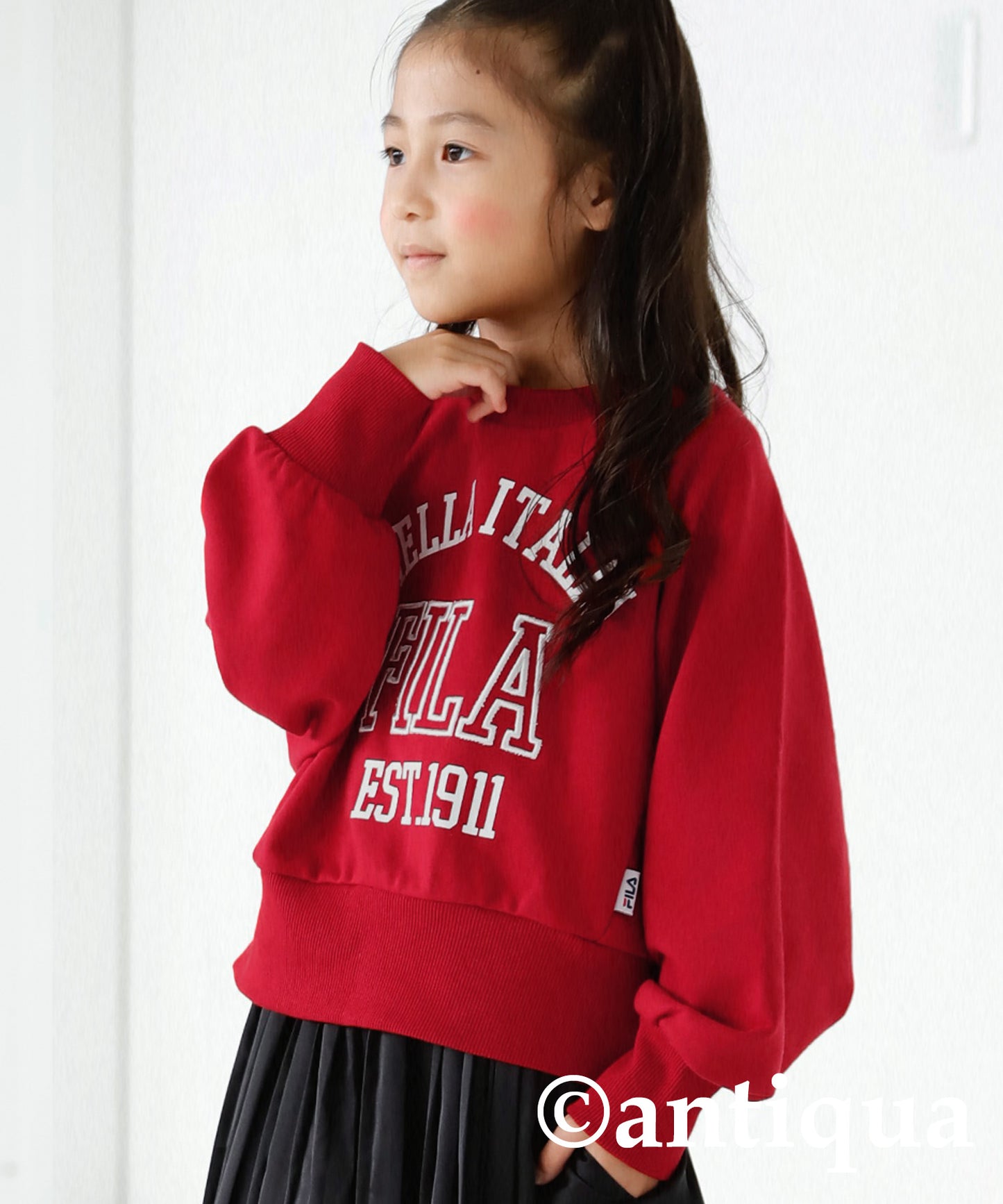 College-style Sweat with FILA Logo Kids