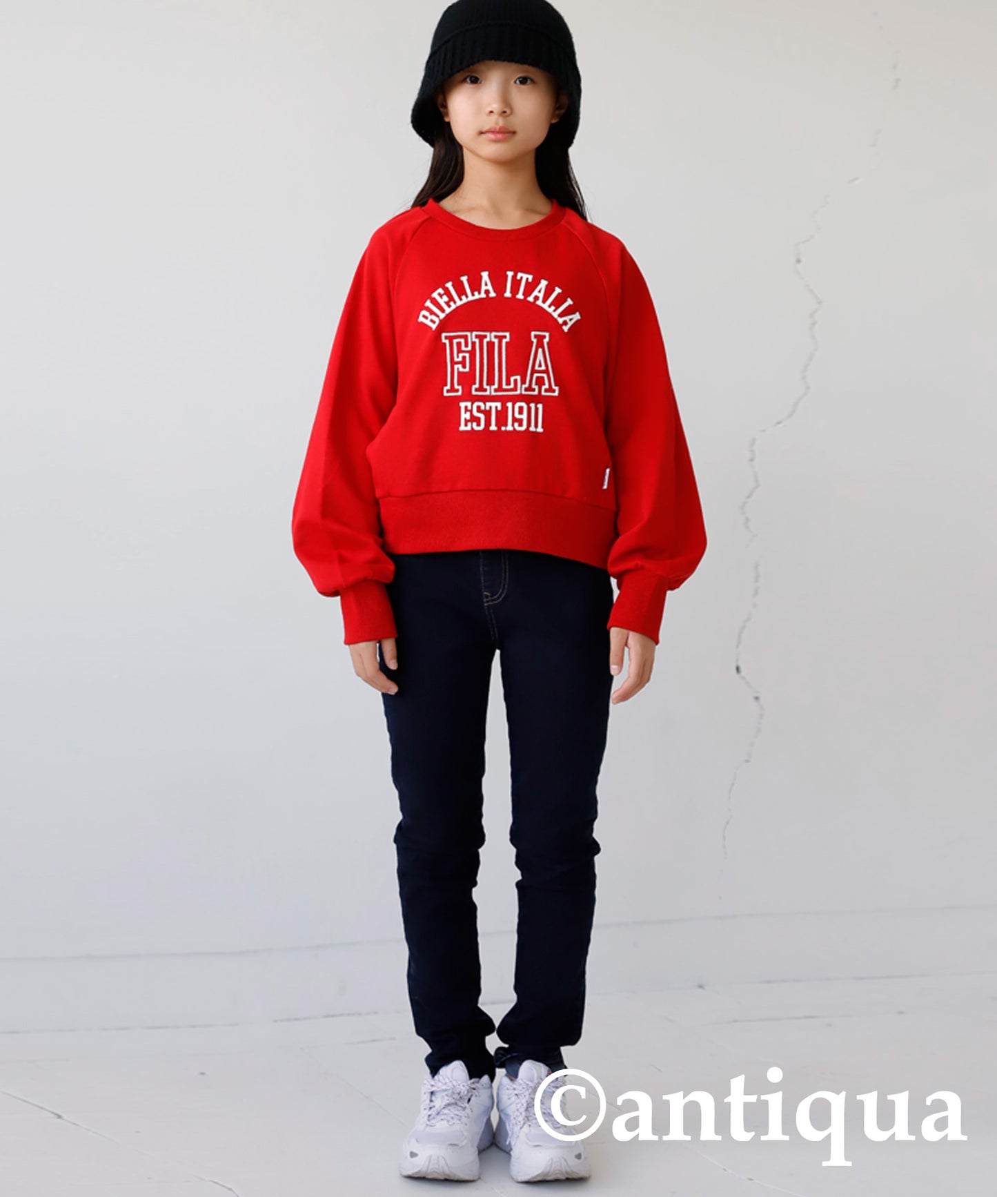 College-style Sweat with FILA Logo Kids