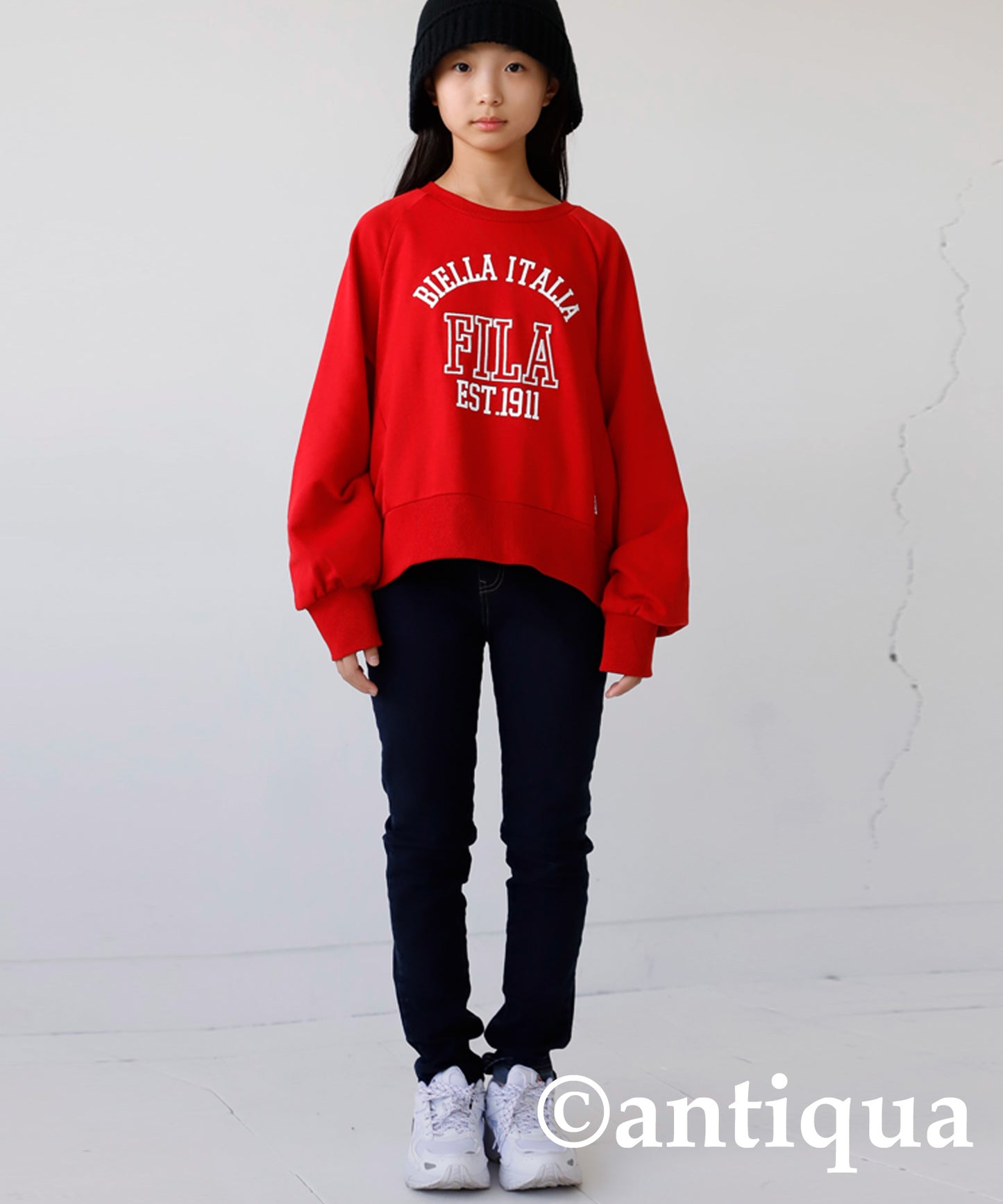 College-style Sweat with FILA Logo Kids