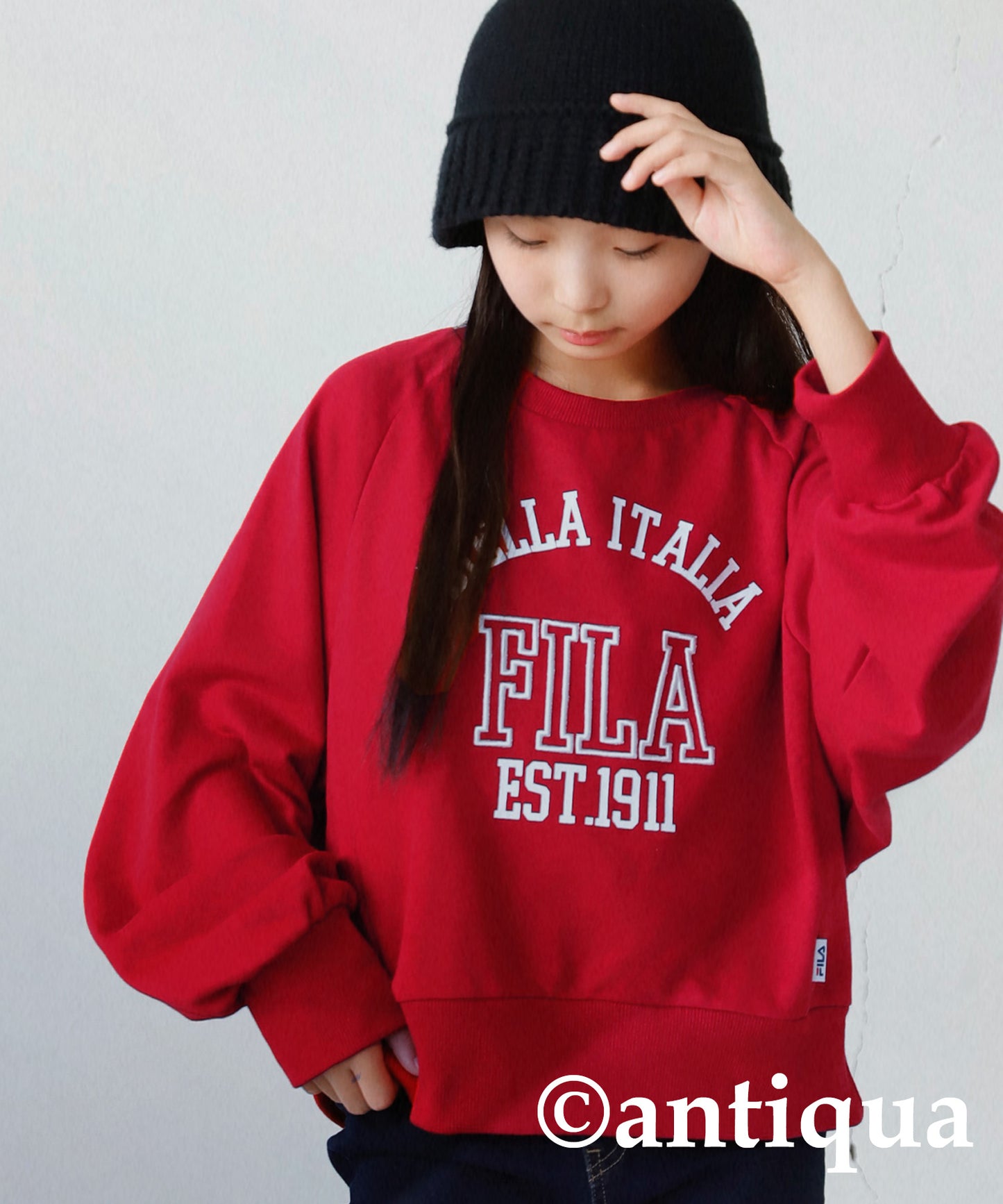 College-style Sweat with FILA Logo Kids