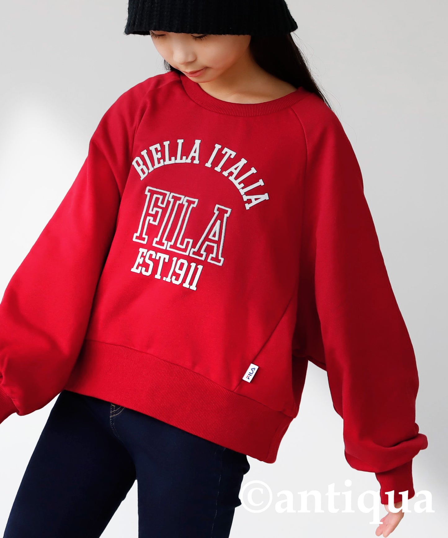 College-style Sweat with FILA Logo Kids