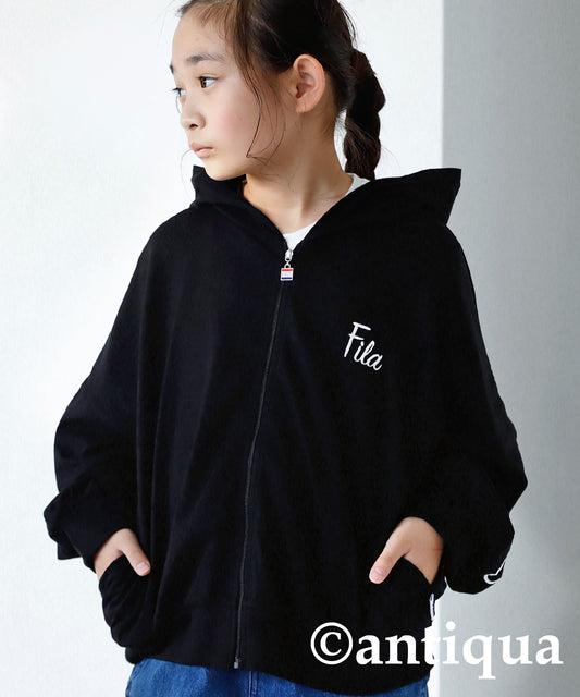 Thin hoodie with FILA Logo Kids