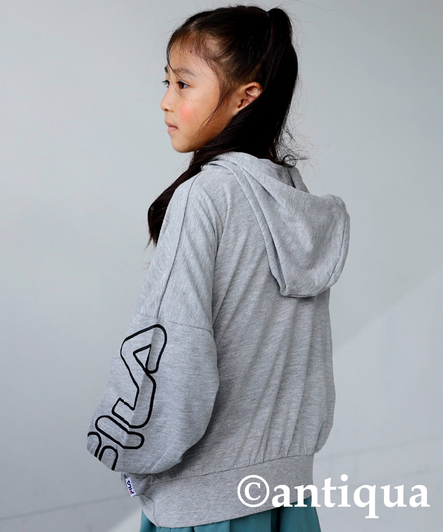 Thin hoodie with FILA Logo Kids