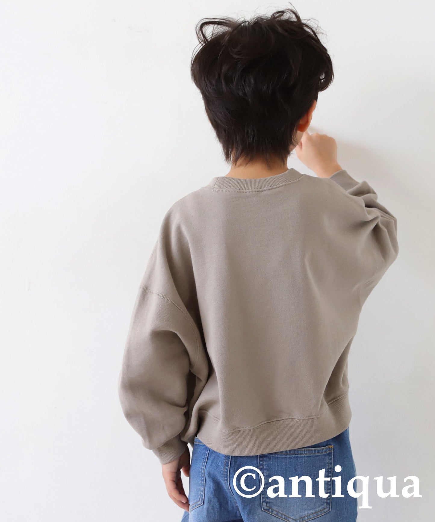 100%cotton pile fabric sweatshirt Kids