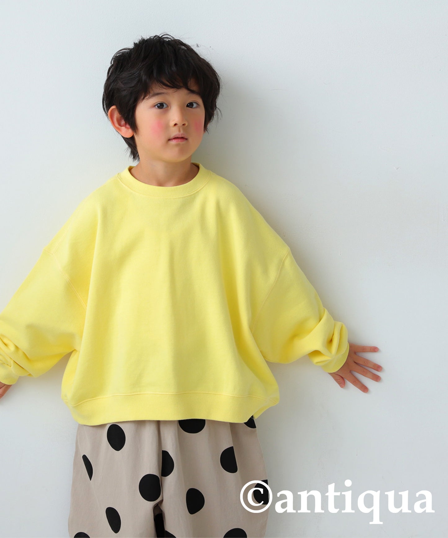 100%cotton pile fabric sweatshirt Kids