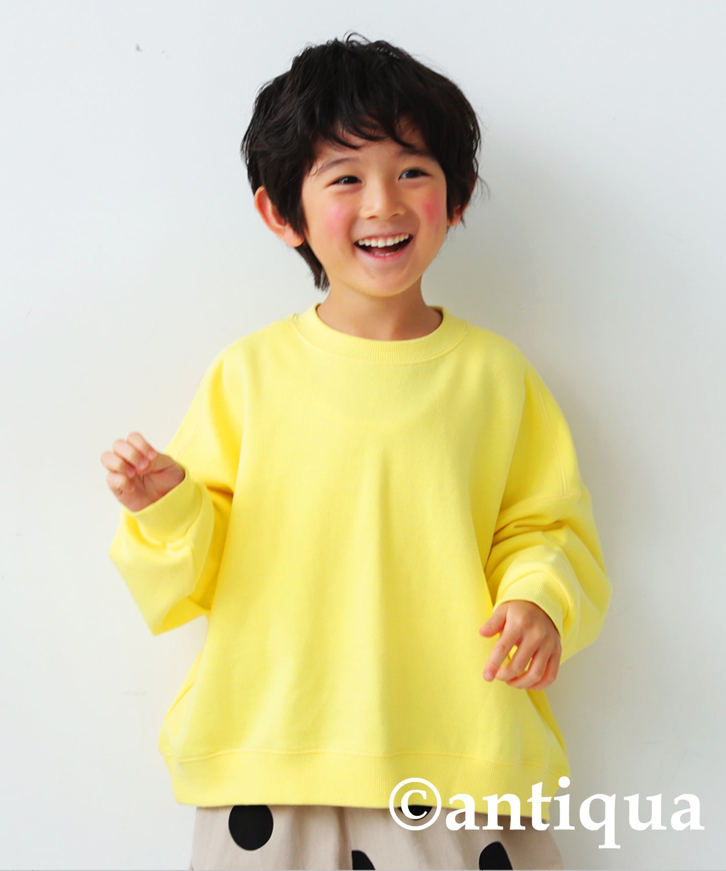 100%cotton pile fabric sweatshirt Kids